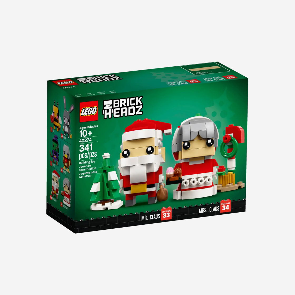 레고 브릭헤즈 산타 할아버지와 할머니(Lego Brickheadz Mr. & Mrs. Claus) - 2
