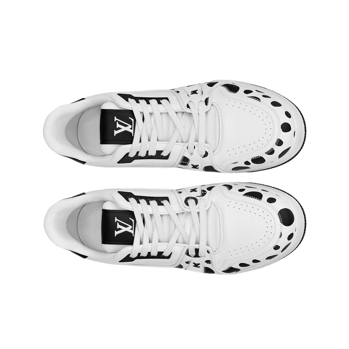 루이비통 x 야요이 쿠사마 LV 트레이너 스니커즈 블랙(Louis Vuitton x YK LV Trainer Sneakers Black) - 2