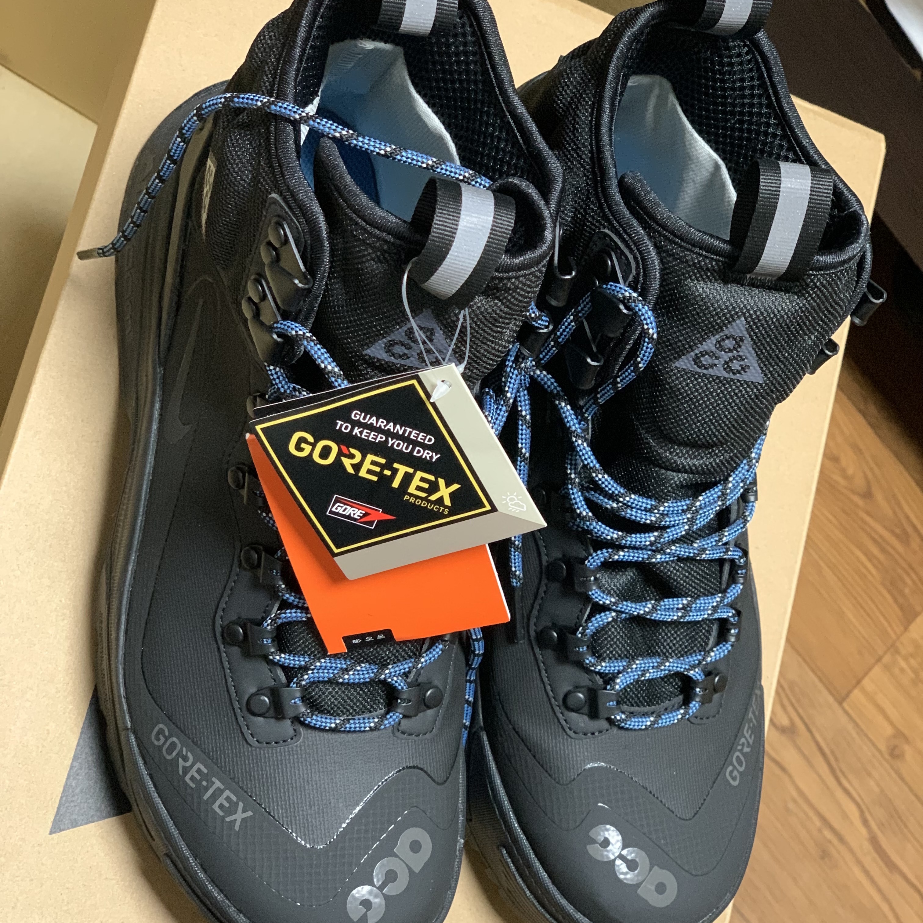 Nike ACG Air Zoom Gaiadome Gore-Tex Black 착용 스타일 - 1
