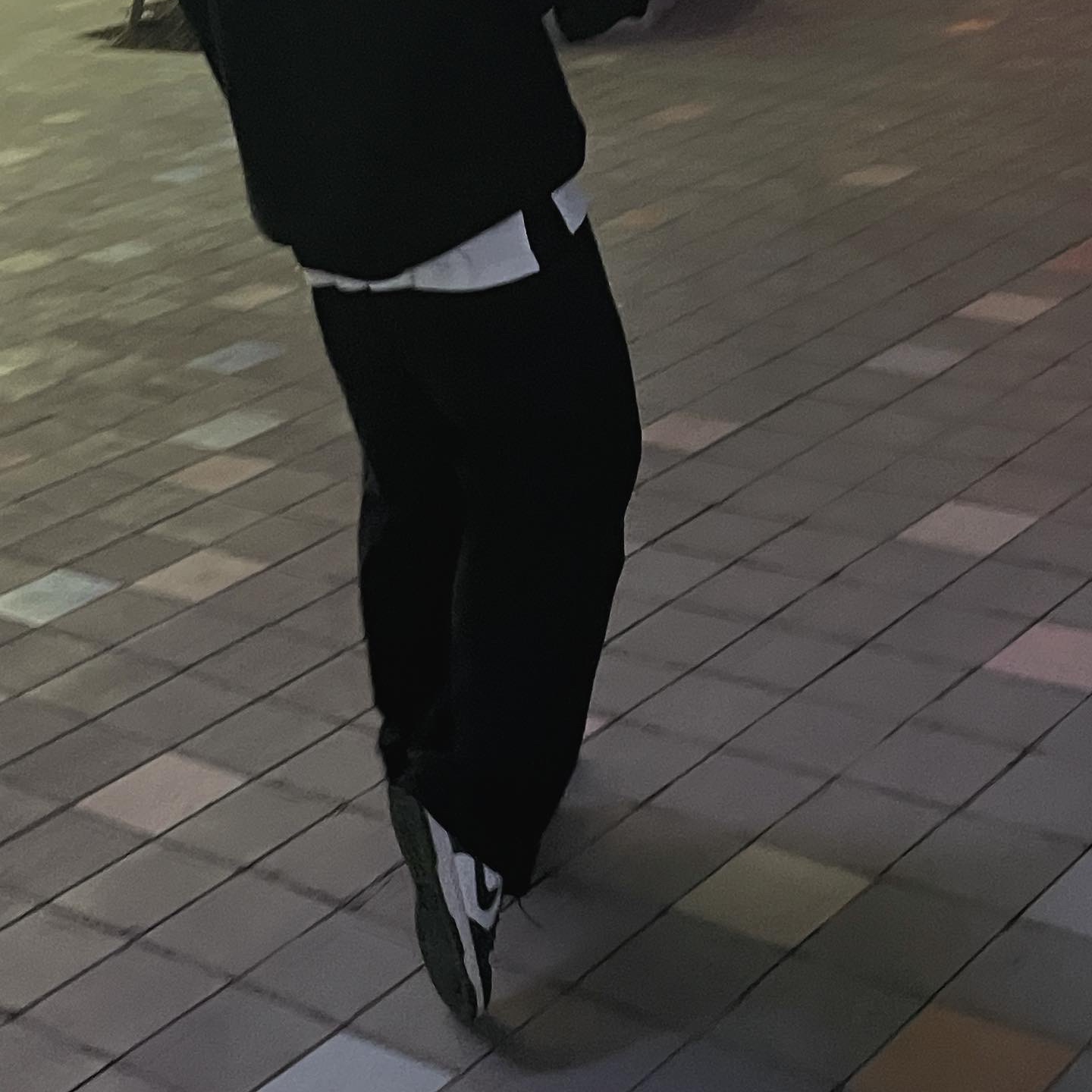 Wooyoungmi Cotton White Back Logo Hoodie Black - 22FW, Nike Dunk Low Retro Varsity Green 착용 스타일 - 3