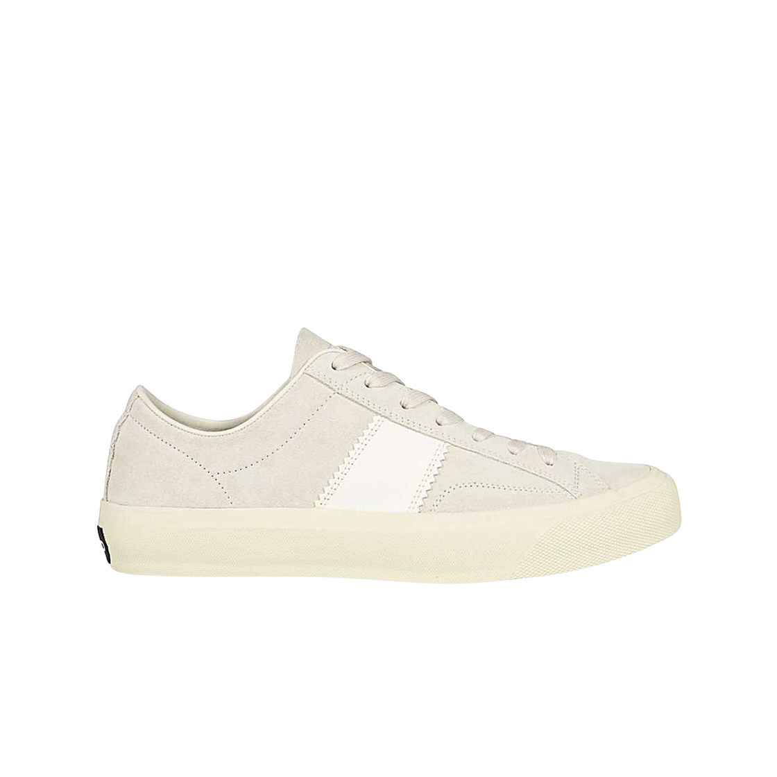 J0974T-CRU Tom Ford Cambridge Lace Up Sneakers Marmo