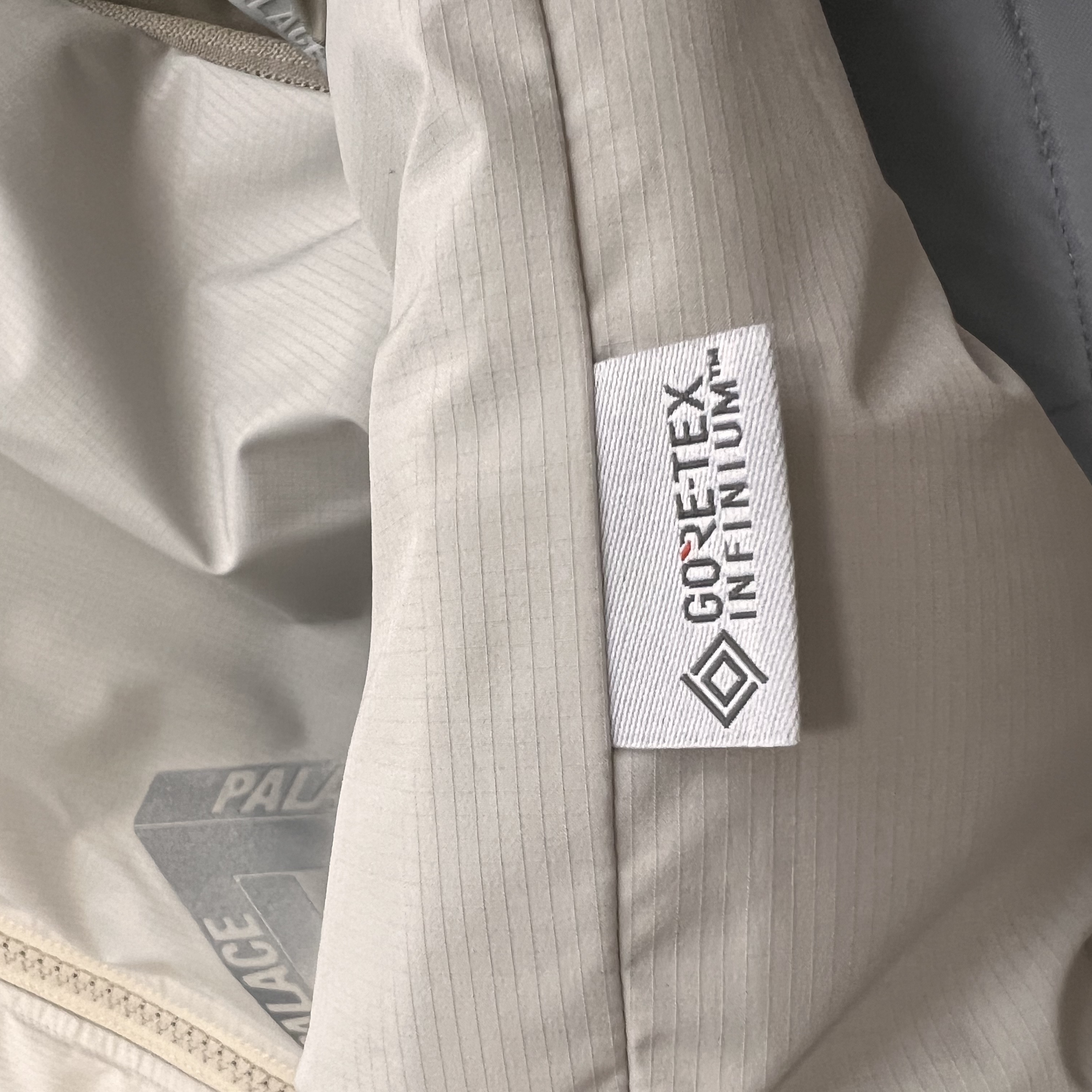 Palace Gore-Tex Infinium Loft Jacket Grey - 22FW 착용 스타일 - 3