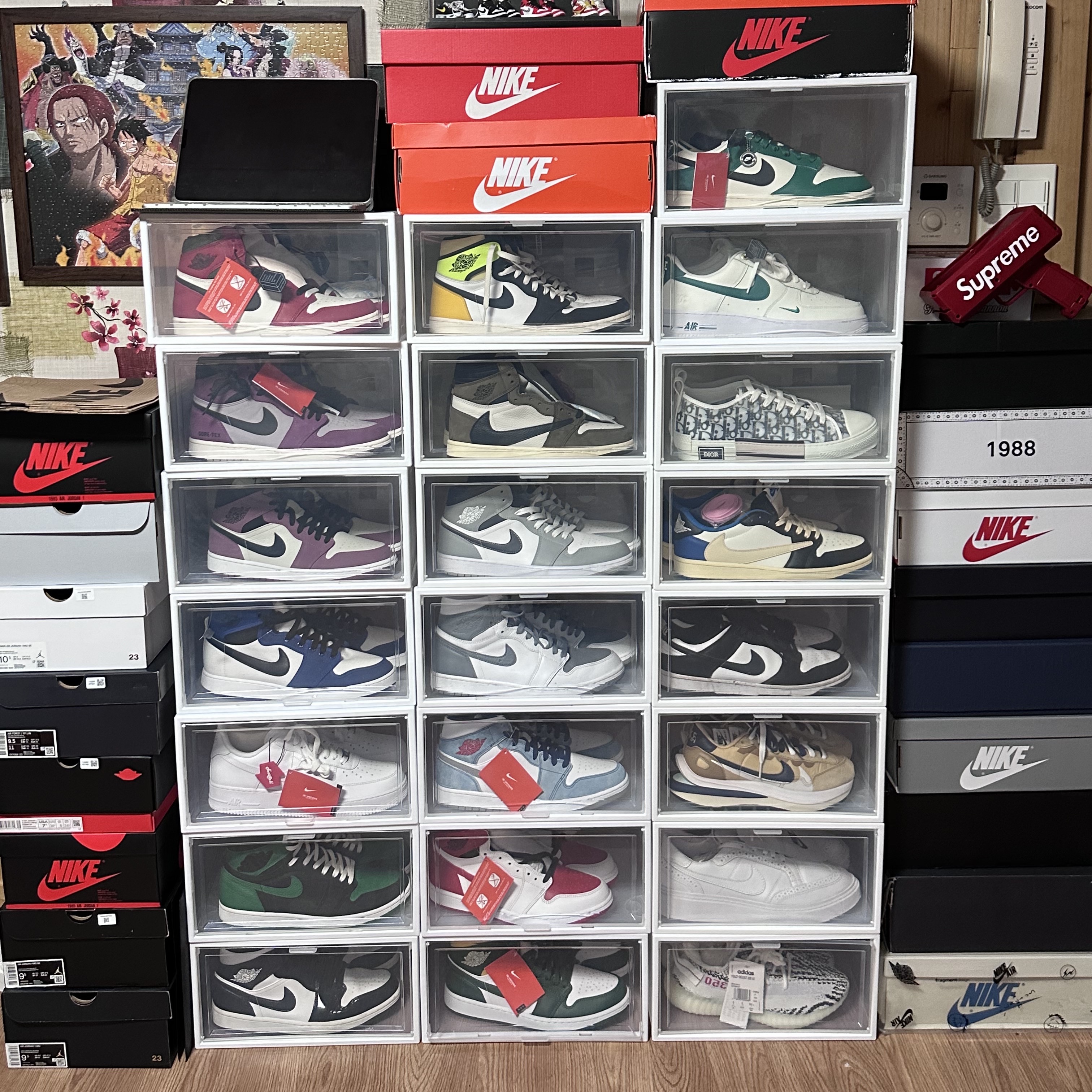 Jordan 1 Retro High OG Chicago 2022, Nike Dunk Low Retro Black 착용 스타일