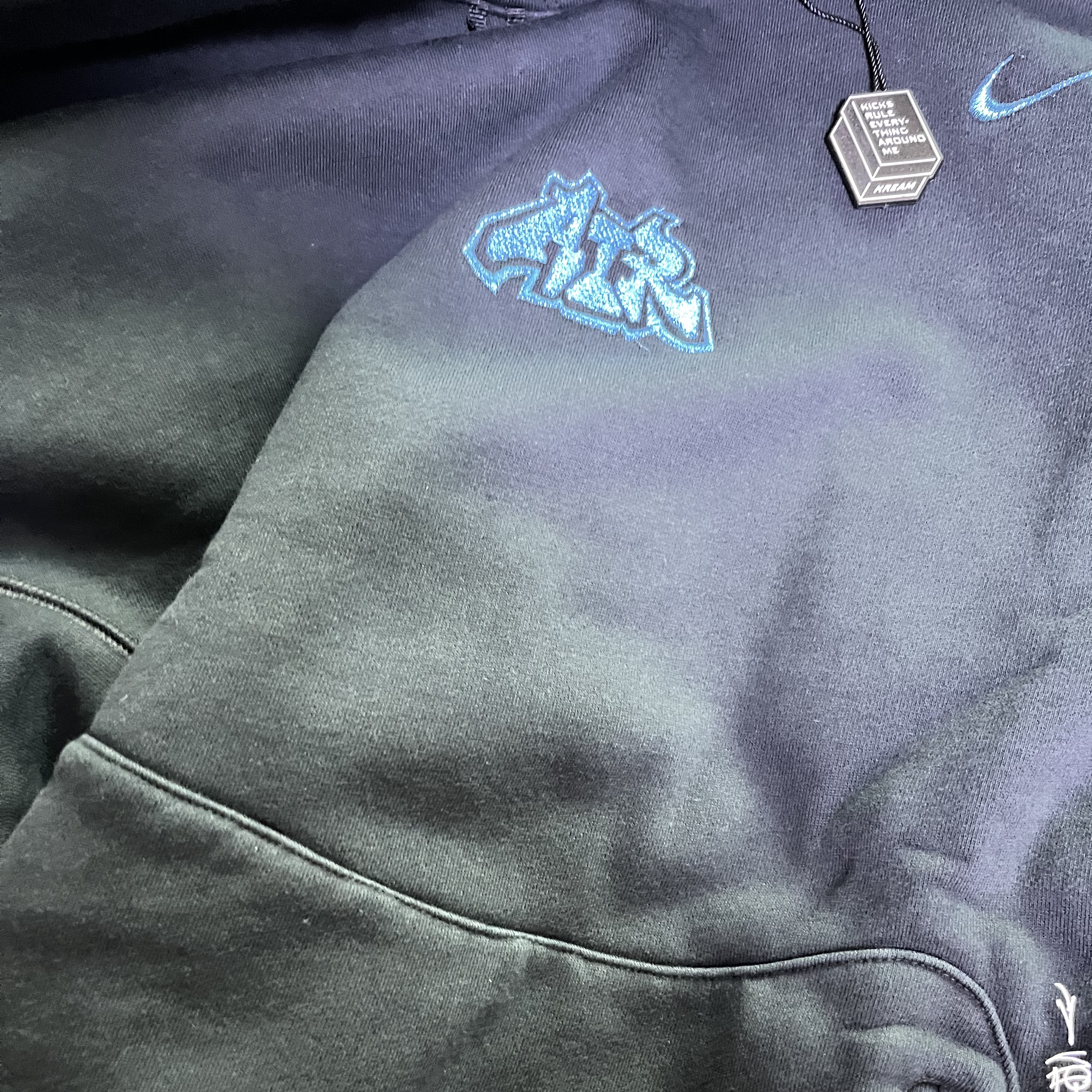 Nike x Off-White NRG Fleece Hoodie Black - Asia 착용 스타일
