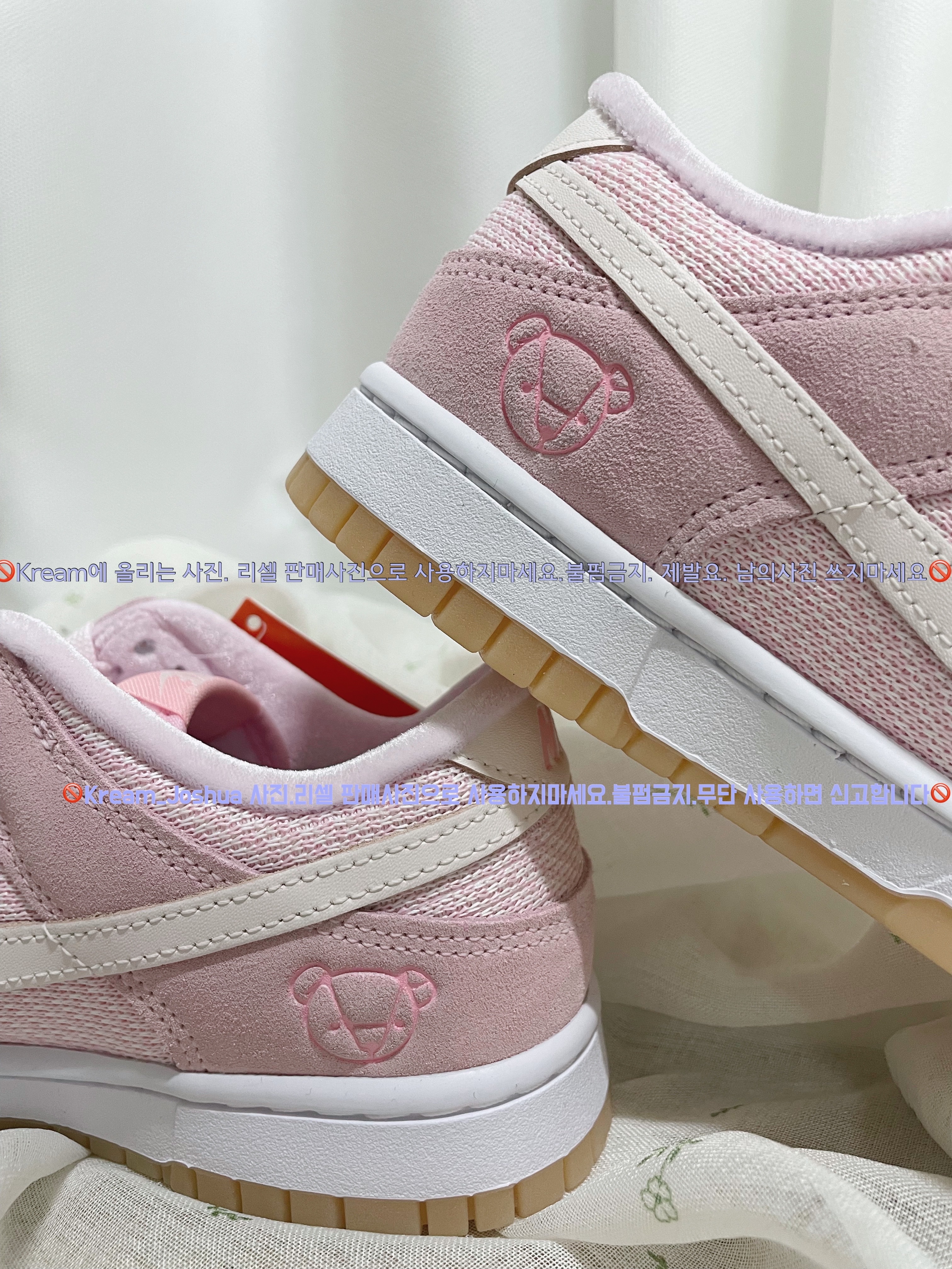 (W) Nike Dunk Low SE Light Soft Pink 착용 스타일 - 2