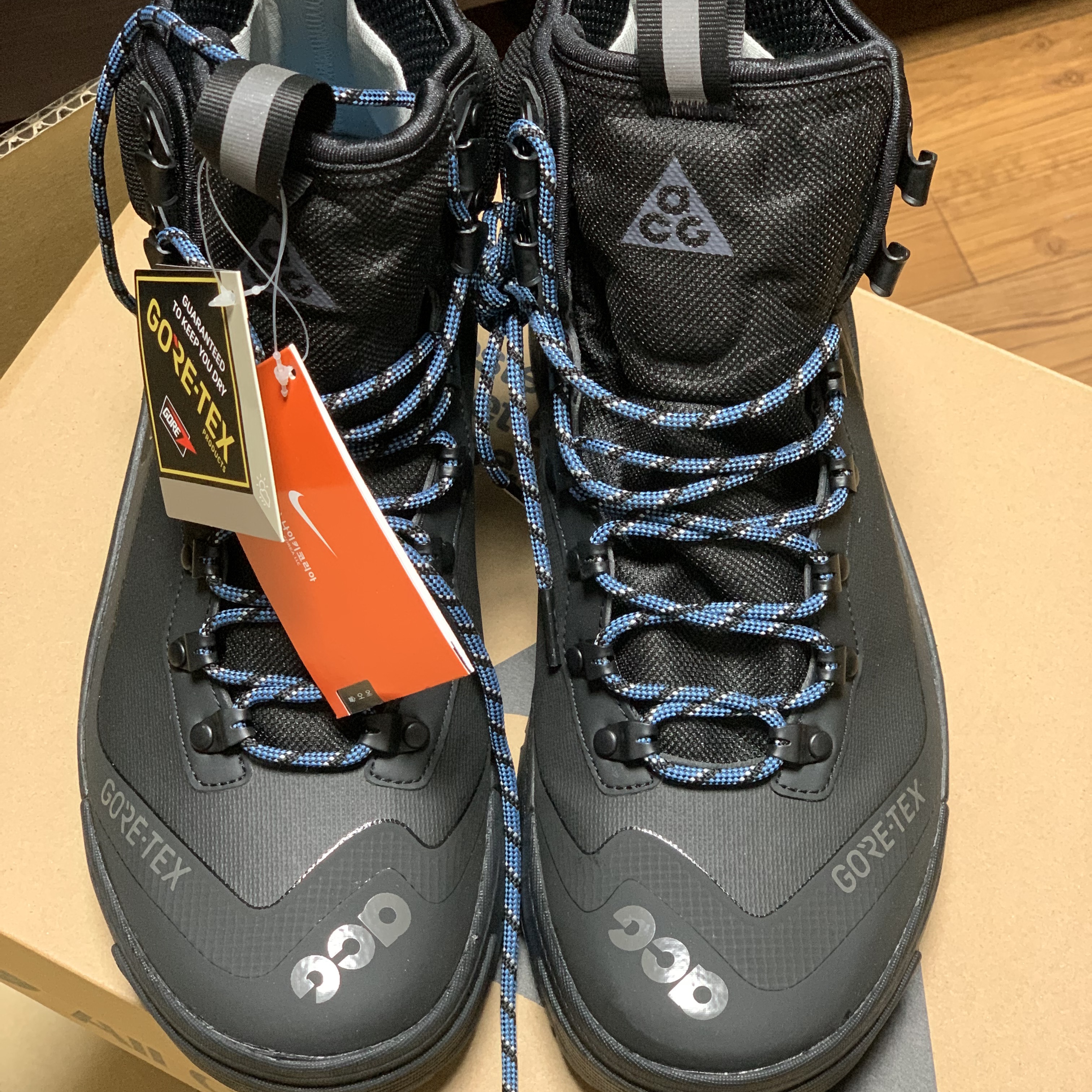 Nike ACG Air Zoom Gaiadome Gore-Tex Black 착용 스타일 - 3
