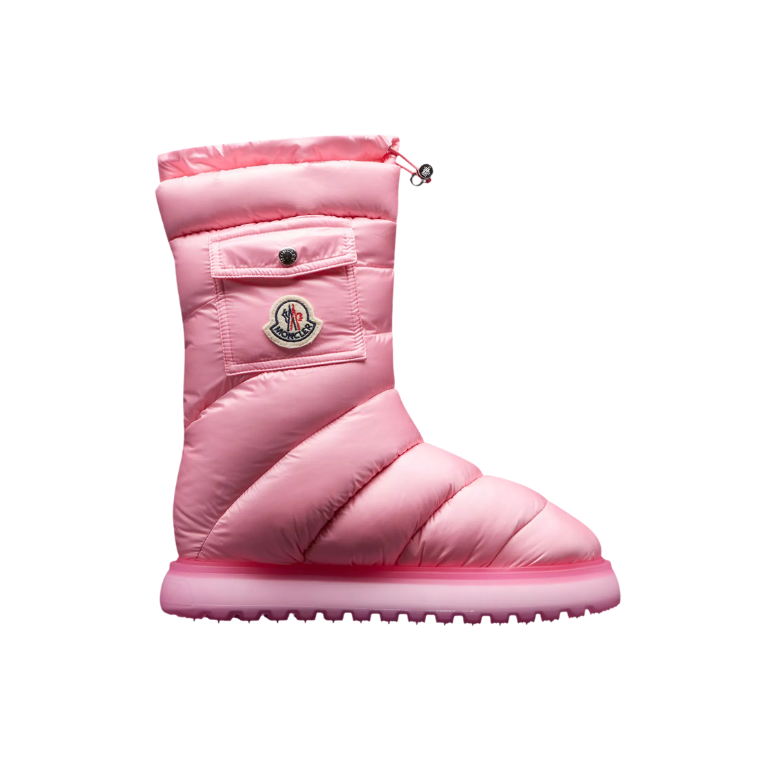 (W) 몽클레르 가이아 포켓 미드 부츠 핑크 - 23SS((W) Moncler Gaia Pocket Mid Boots Pink - 23SS) - 1