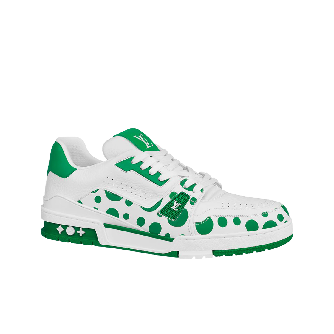 루이비통 x 야요이 쿠사마 LV 트레이너 스니커즈 그린(Louis Vuitton x YK LV Trainer Sneakers Green) - 1
