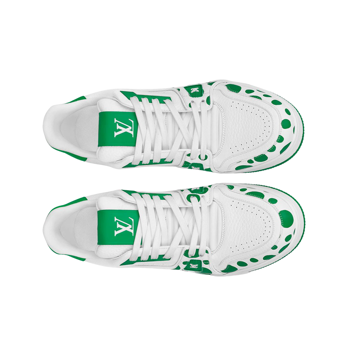 루이비통 x 야요이 쿠사마 LV 트레이너 스니커즈 그린(Louis Vuitton x YK LV Trainer Sneakers Green) - 2