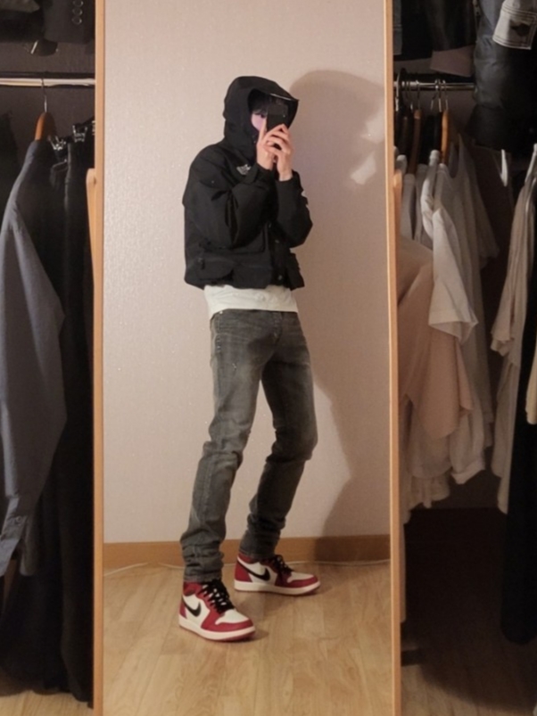 Jordan 1 Retro High OG Chicago 2015, Jordan 1 Retro High OG Chicago 2022 착용 스타일 - 3