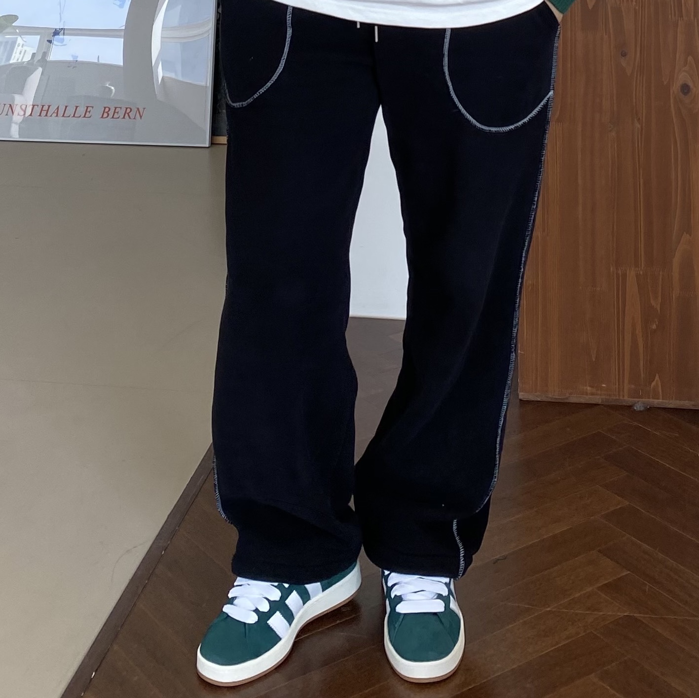 Adidas Campus 00s St Forest Glade 착용 스타일