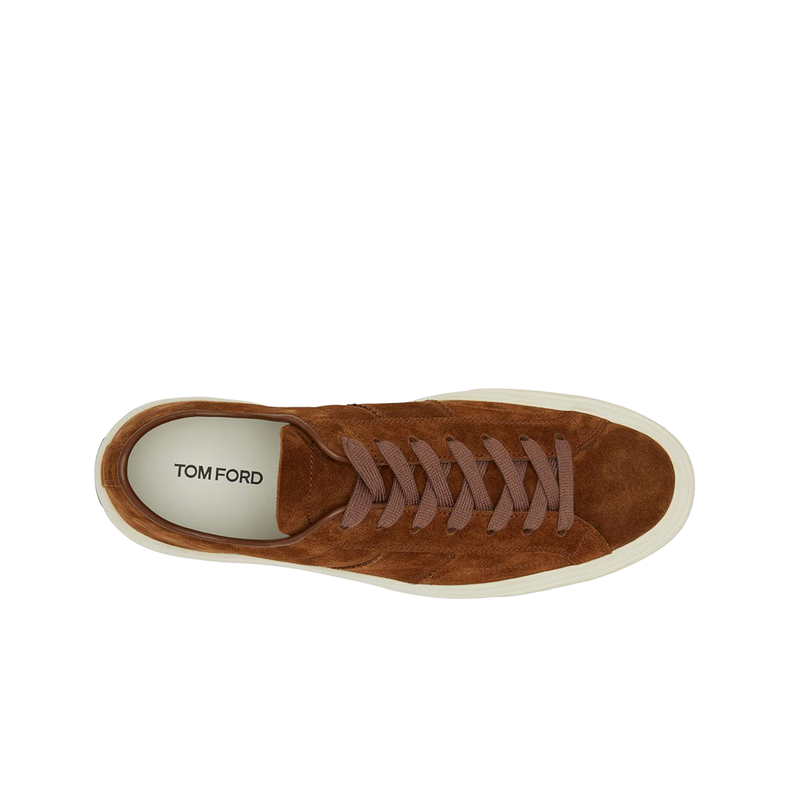 Tom Ford Suede Cambridge Lace Up Sneakers Tabacco 상세 이미지 2