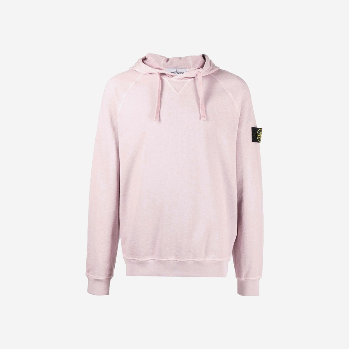 Stone Island 62160 Malfile Fleece Garment Dyed Hooded Sweatshirt Pink - 22SS 상세 이미지 1