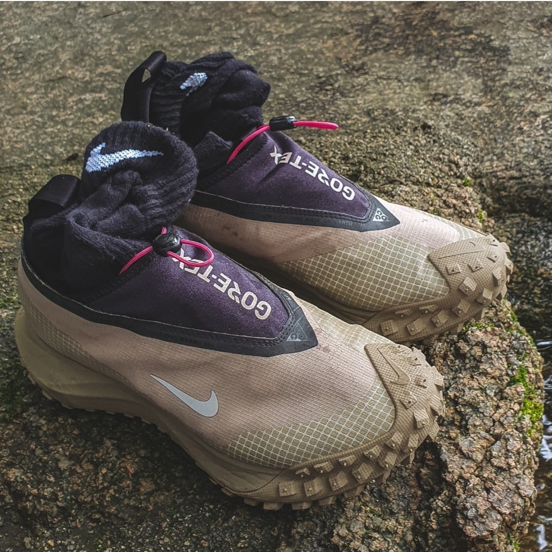 Nike ACG Mountain Fly Gore-Tex Khaki 착용 스타일