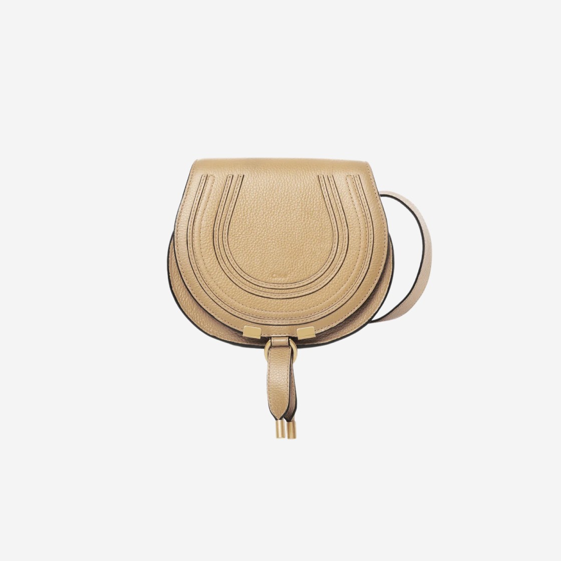 Chloe Marcie Small Saddle Bag Soft Tan 상세 이미지 1