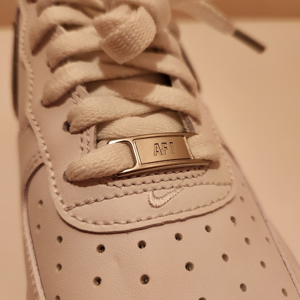Nike Air Force 1 '07 White Wolf Grey 착용 스타일 - 4