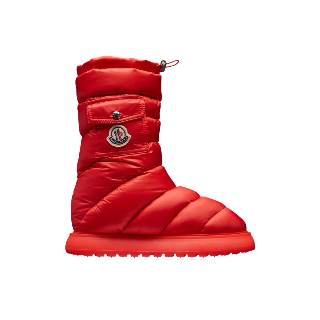 (W) 몽클레르 가이아 포켓 미드 부츠 레드 - 23SS((W) Moncler Gaia Pocket Mid Boots Red - 23SS) - 1