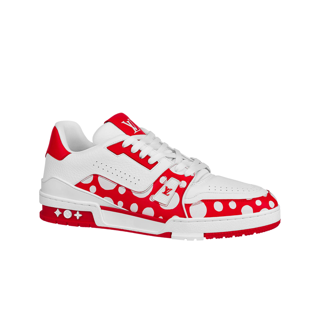 루이비통 x 야요이 쿠사마 LV 트레이너 스니커즈 레드(Louis Vuitton x YK LV Trainer Sneakers Red) - 1
