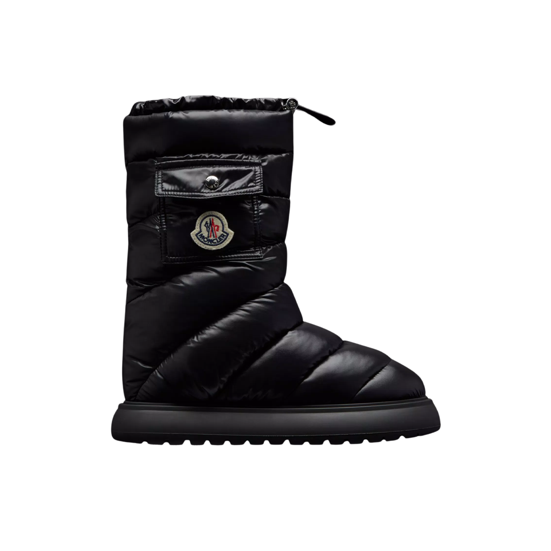 (W) 몽클레르 가이아 포켓 미드 부츠 블랙 - 23SS((W) Moncler Gaia Pocket Mid Boots Black - 23SS) - 1