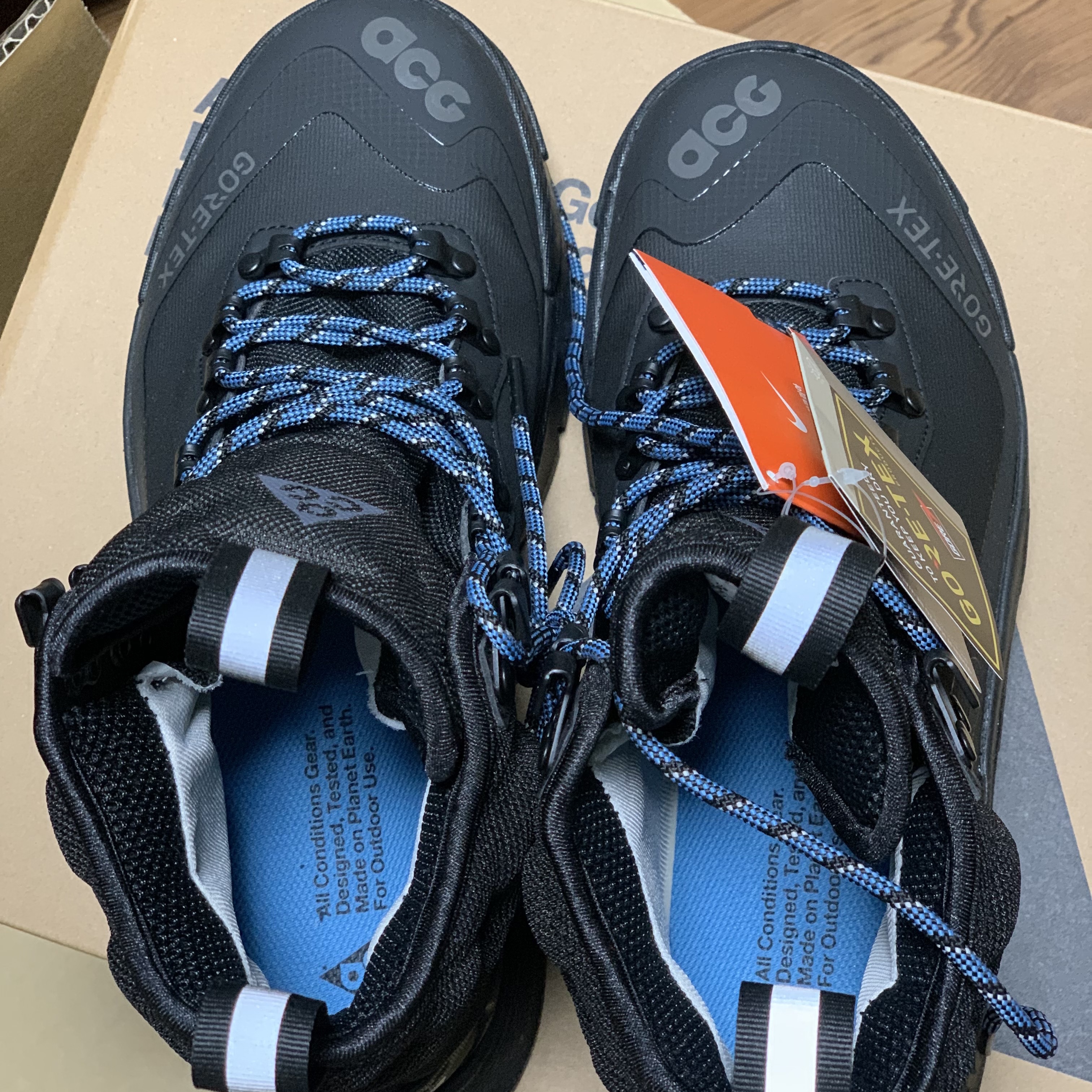 Nike ACG Air Zoom Gaiadome Gore-Tex Black 착용 스타일 - 2