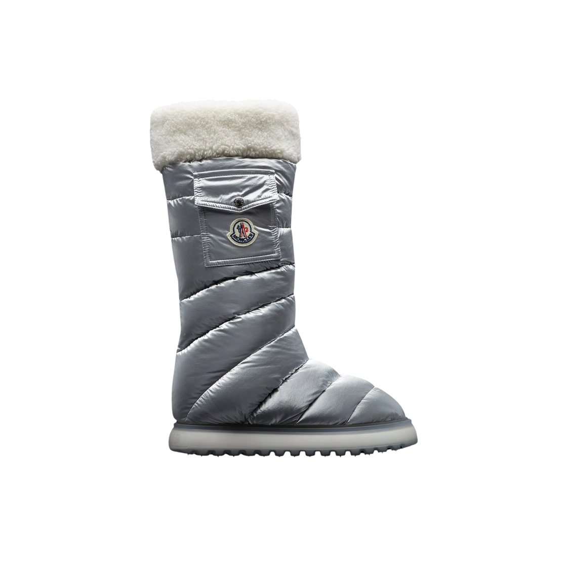 (W) 몽클레르 가이아 포켓 부츠 실버 - 23SS((W) Moncler Gaia Pocket Boots Silver - 23SS) - 1