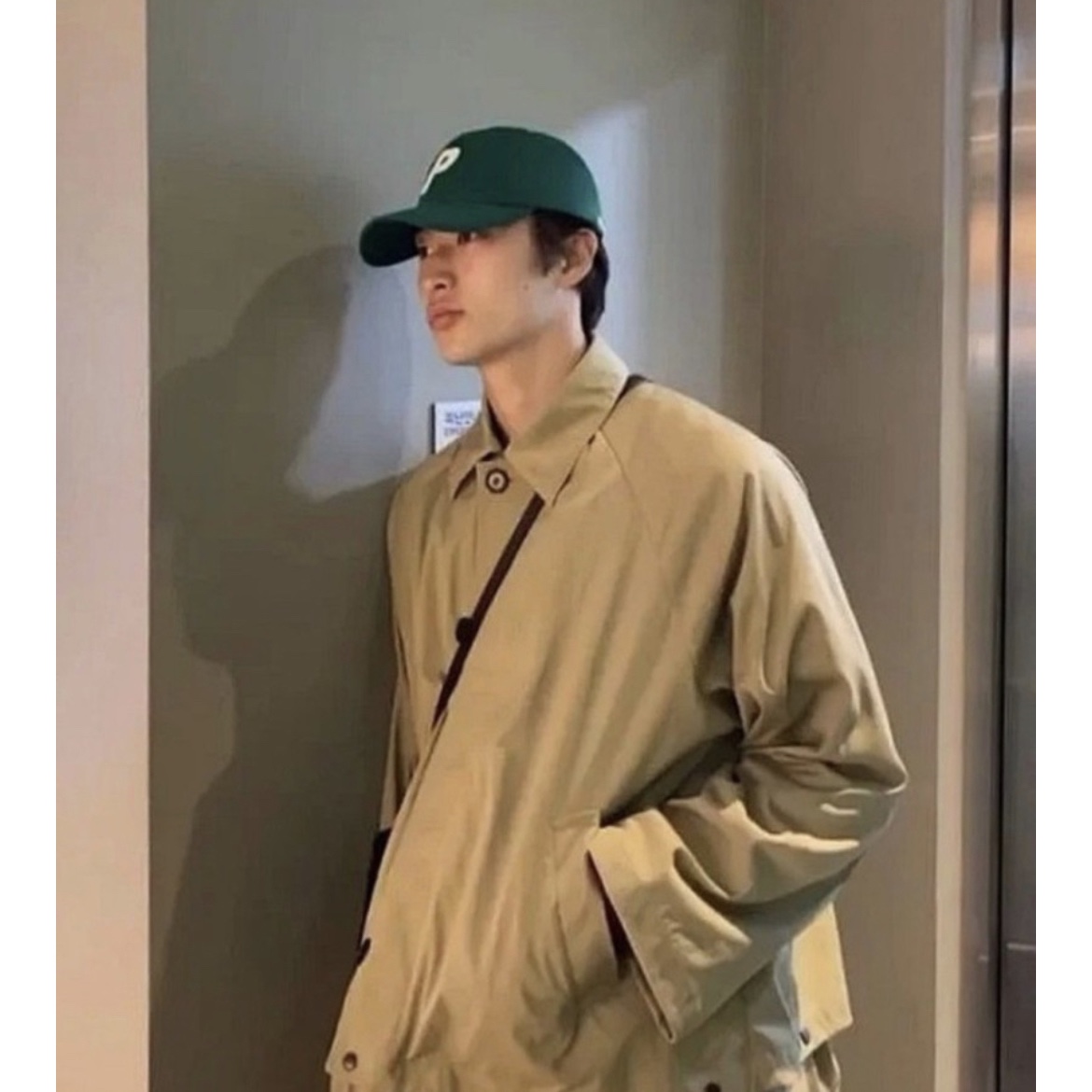 Palace Canvas P 6-Panel Green - 21FW 착용 스타일