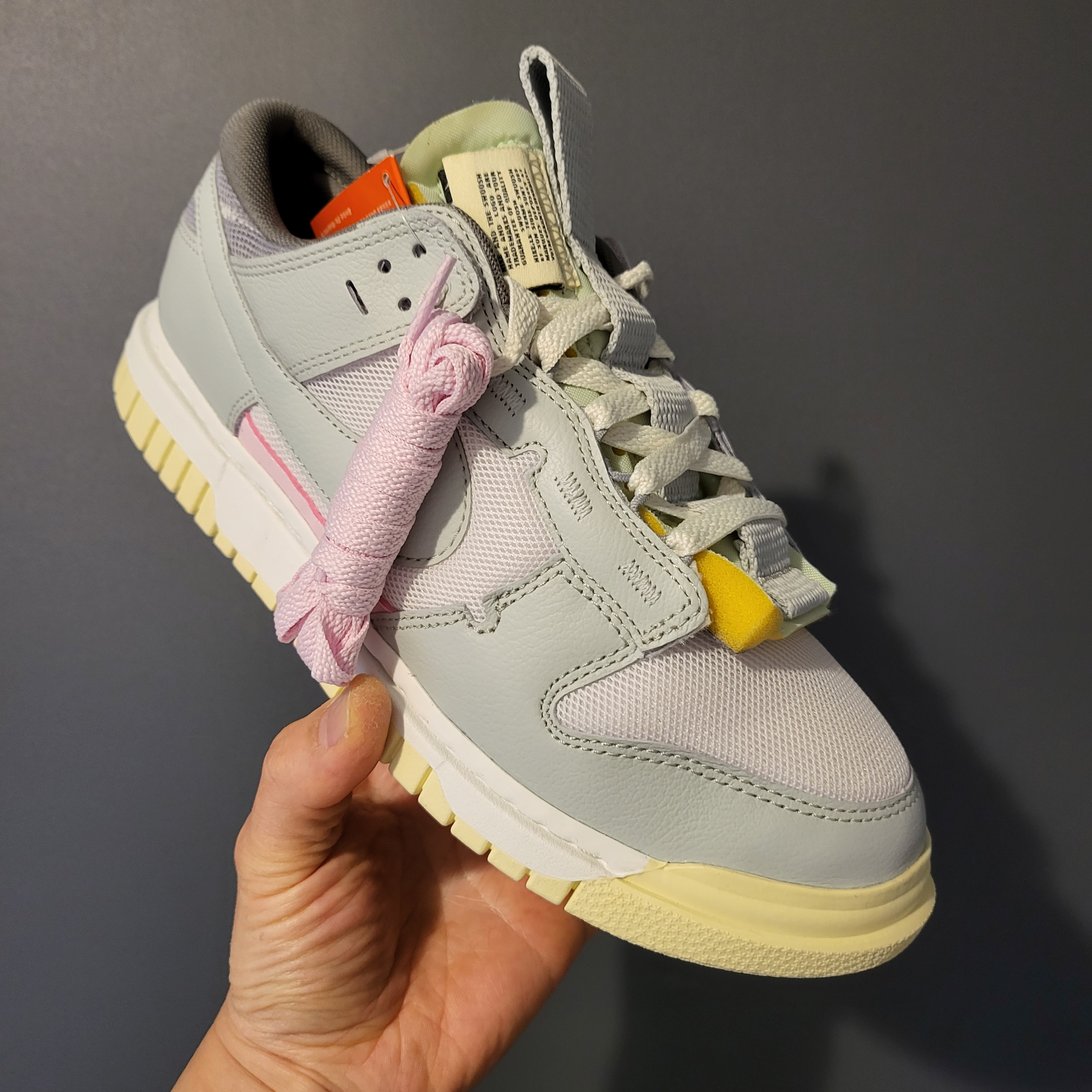 Nike Air Dunk Jumbo Sail Mint Foam 착용 스타일 - 1