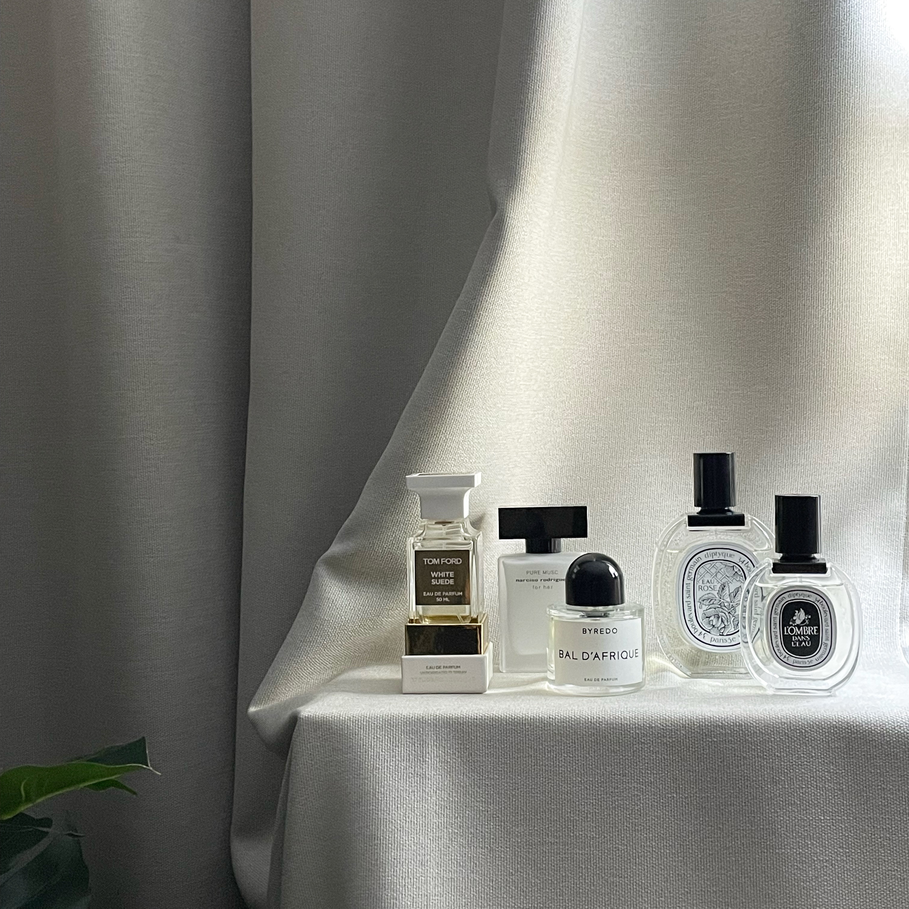 Tom Ford White Suede Eau De Parfum 50ml, Diptyque Eau Rose Eau De Toilette 100ml 착용 스타일
