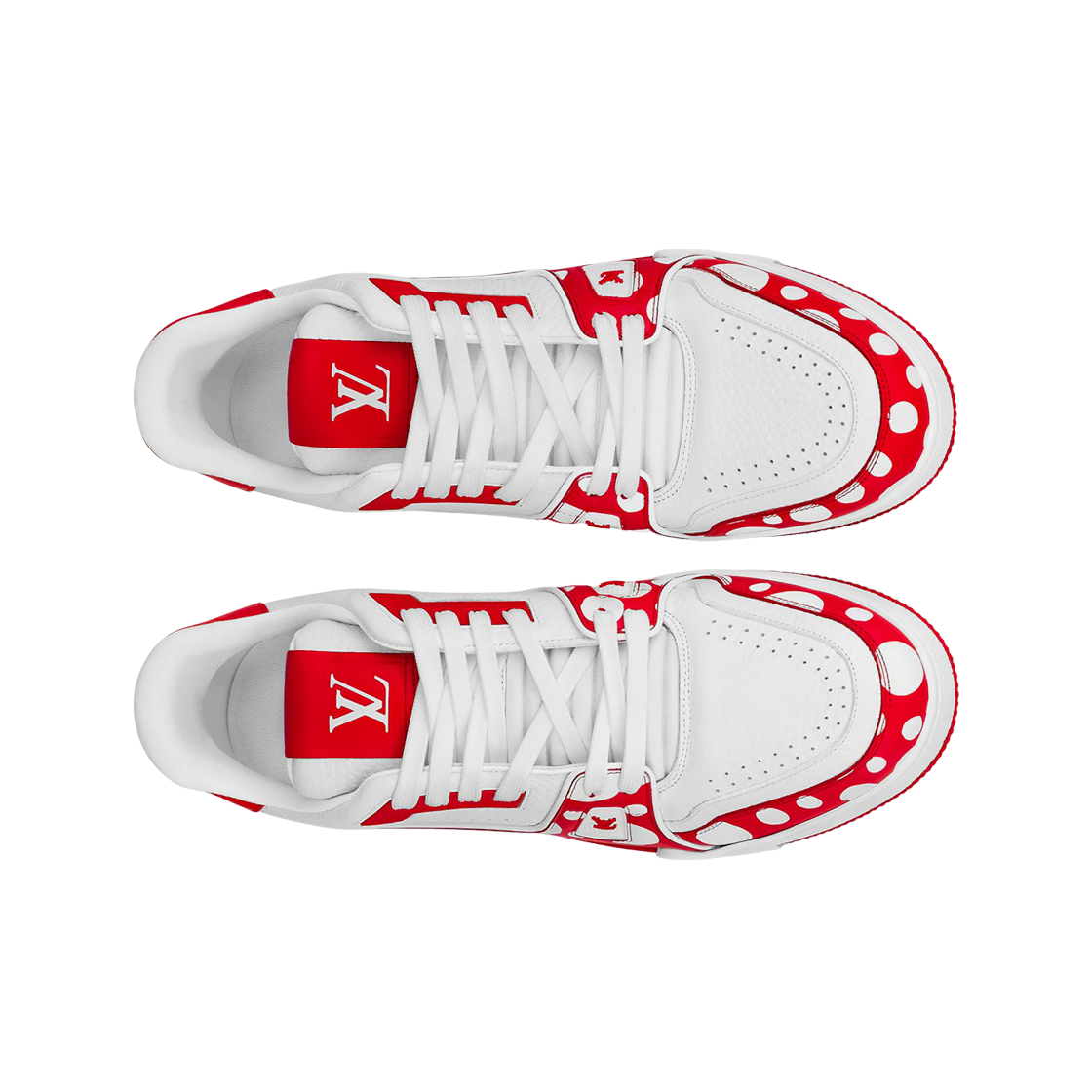 루이비통 x 야요이 쿠사마 LV 트레이너 스니커즈 레드(Louis Vuitton x YK LV Trainer Sneakers Red) - 2