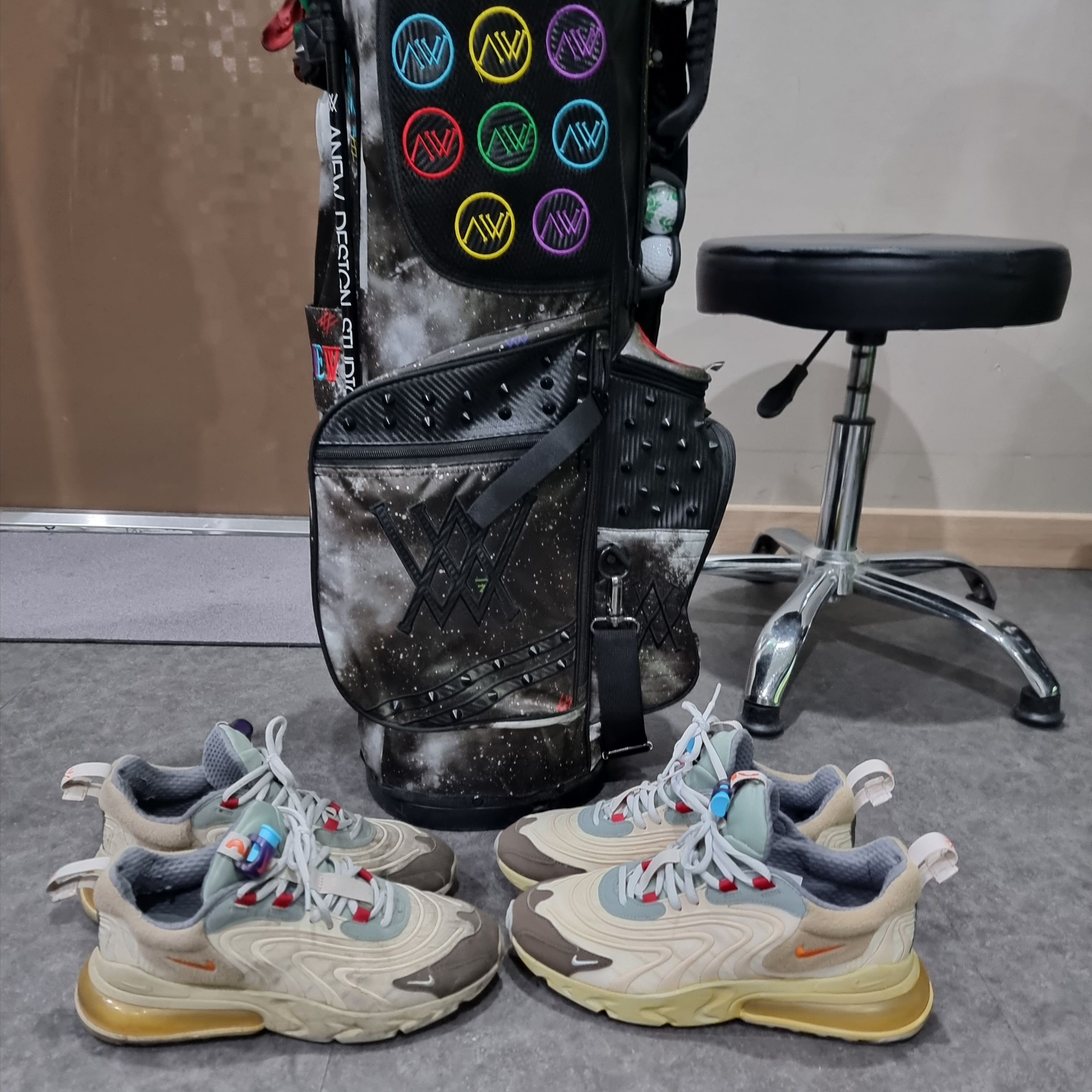 Nike x Travis Scott Air Max 270 React Cactus Trails 착용 스타일