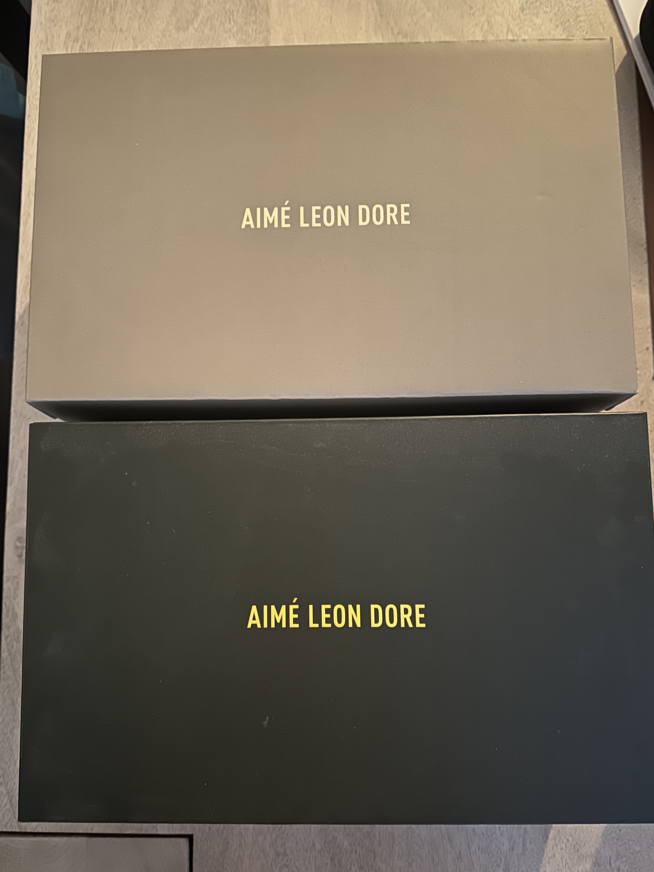 New Balance x Aime Leon Dore 993 Made in USA Taupe, New Balance x Aime Leon Dore 993 Made in USA Brown 착용 스타일 - 1