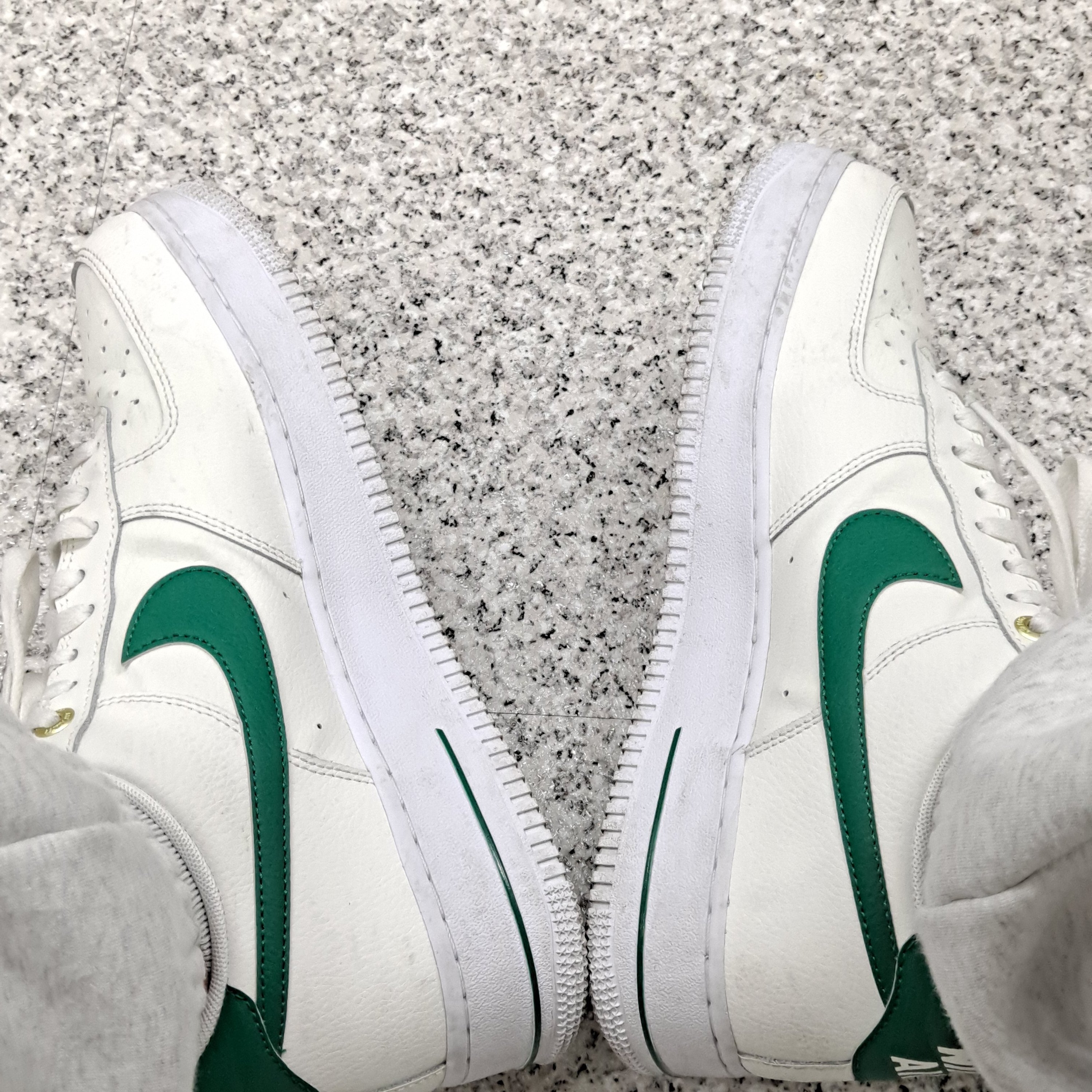 Nike Air Force 1 '07 LV8 40th Anniversary Join Forces Sail Malachite 착용 스타일 - 2