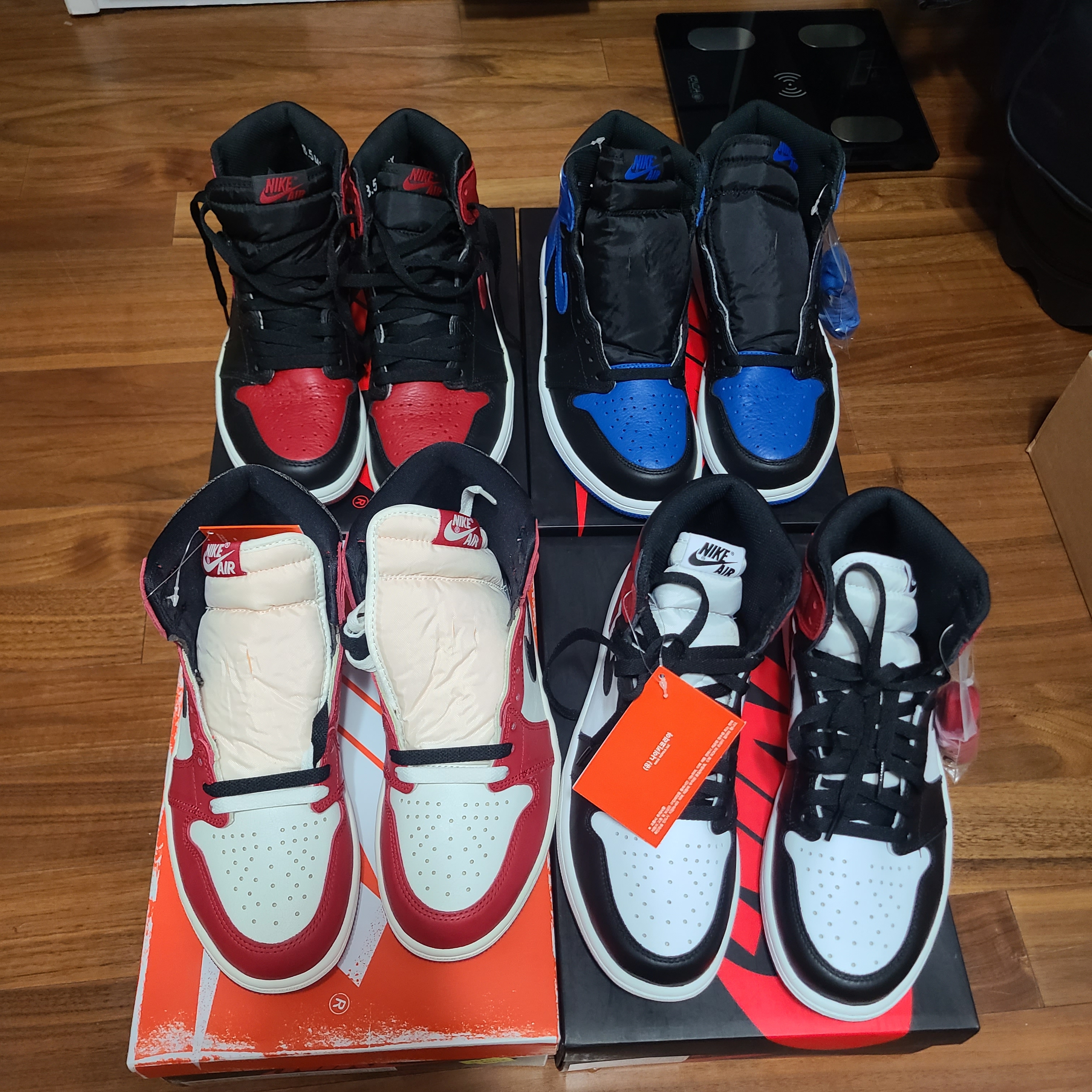 Jordan 1 Retro High OG Chicago 2022, Jordan 1 Retro High OG Bred Banned 2016 착용 스타일 - 2