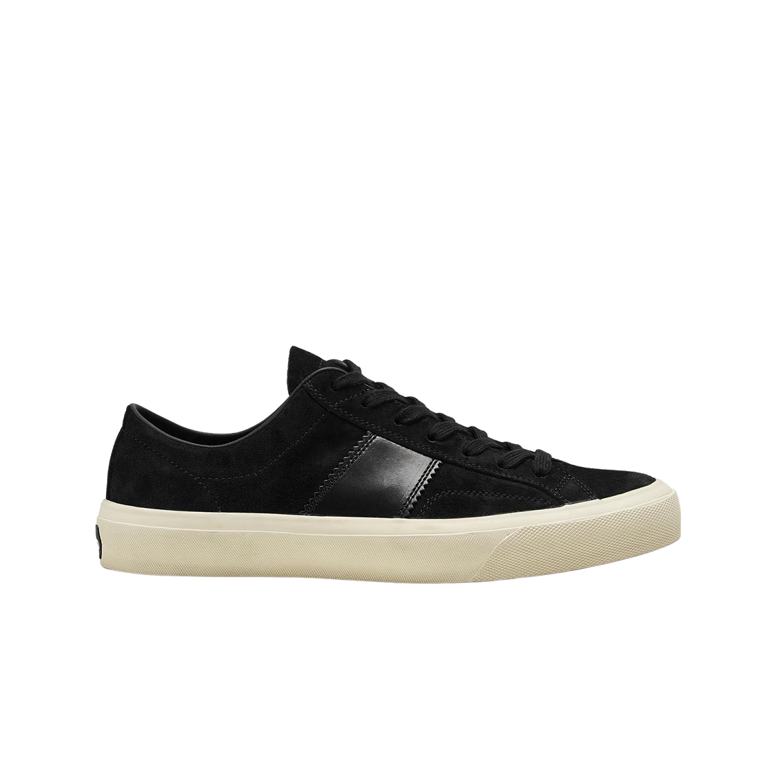 J0974T-CRU Tom Ford Cambridge Lace Up Sneakers Black