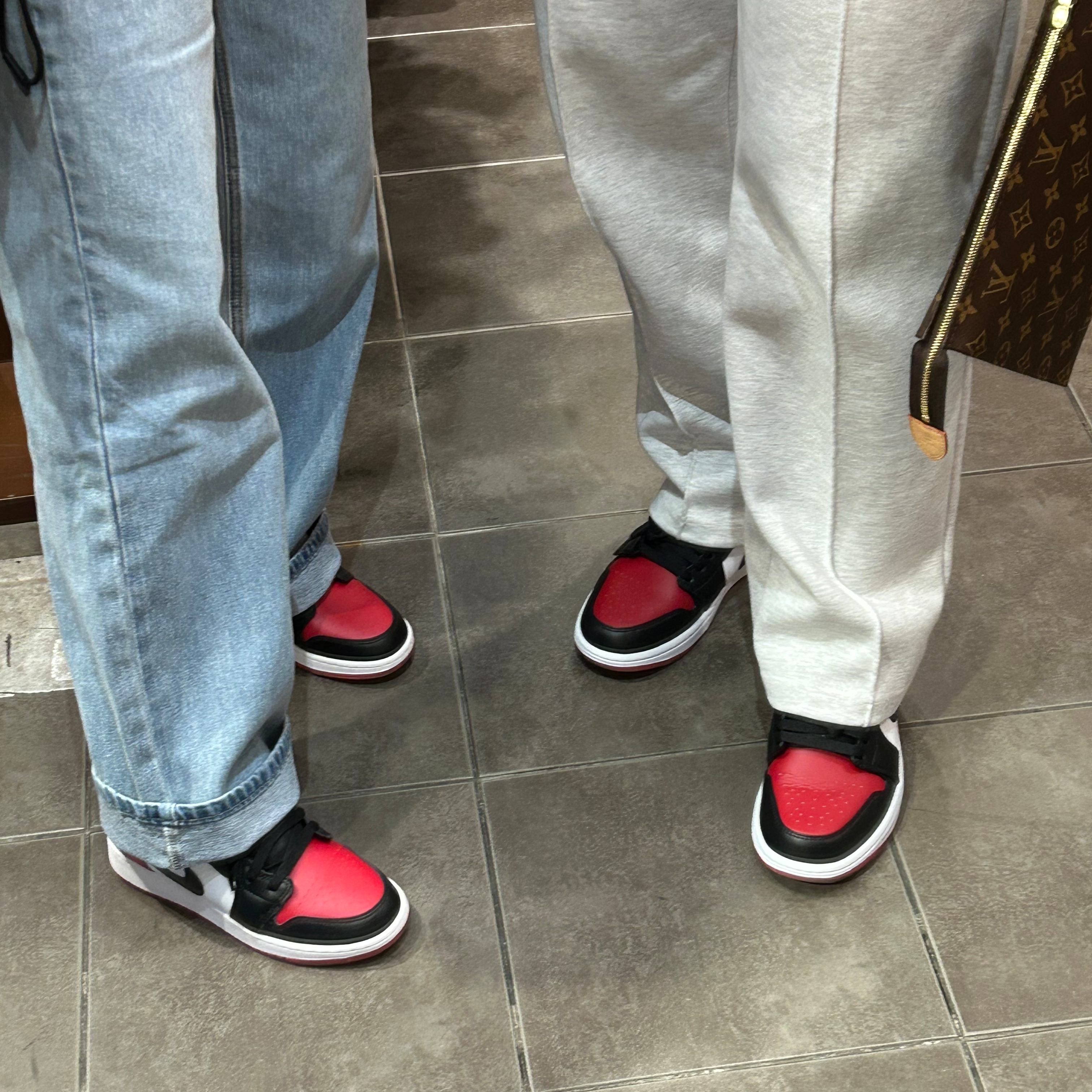 Jordan 1 Low Bred Toe 착용 스타일