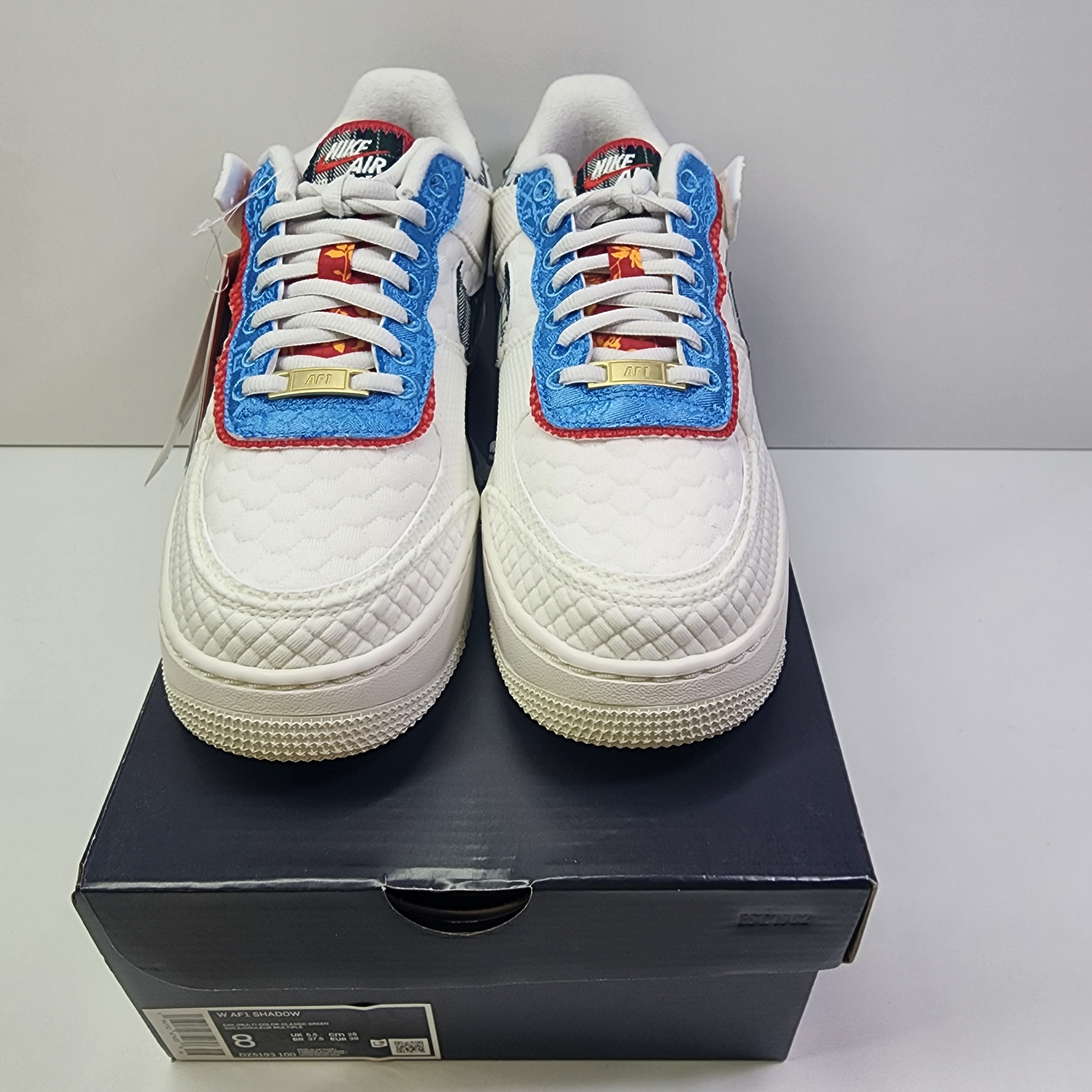 (W) Nike Air Force 1 Shadow Sail Classic Green 착용 스타일 - 5