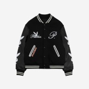 Peaches. x Playboy Clubhouse Varsity Jacket F&F Black Edition