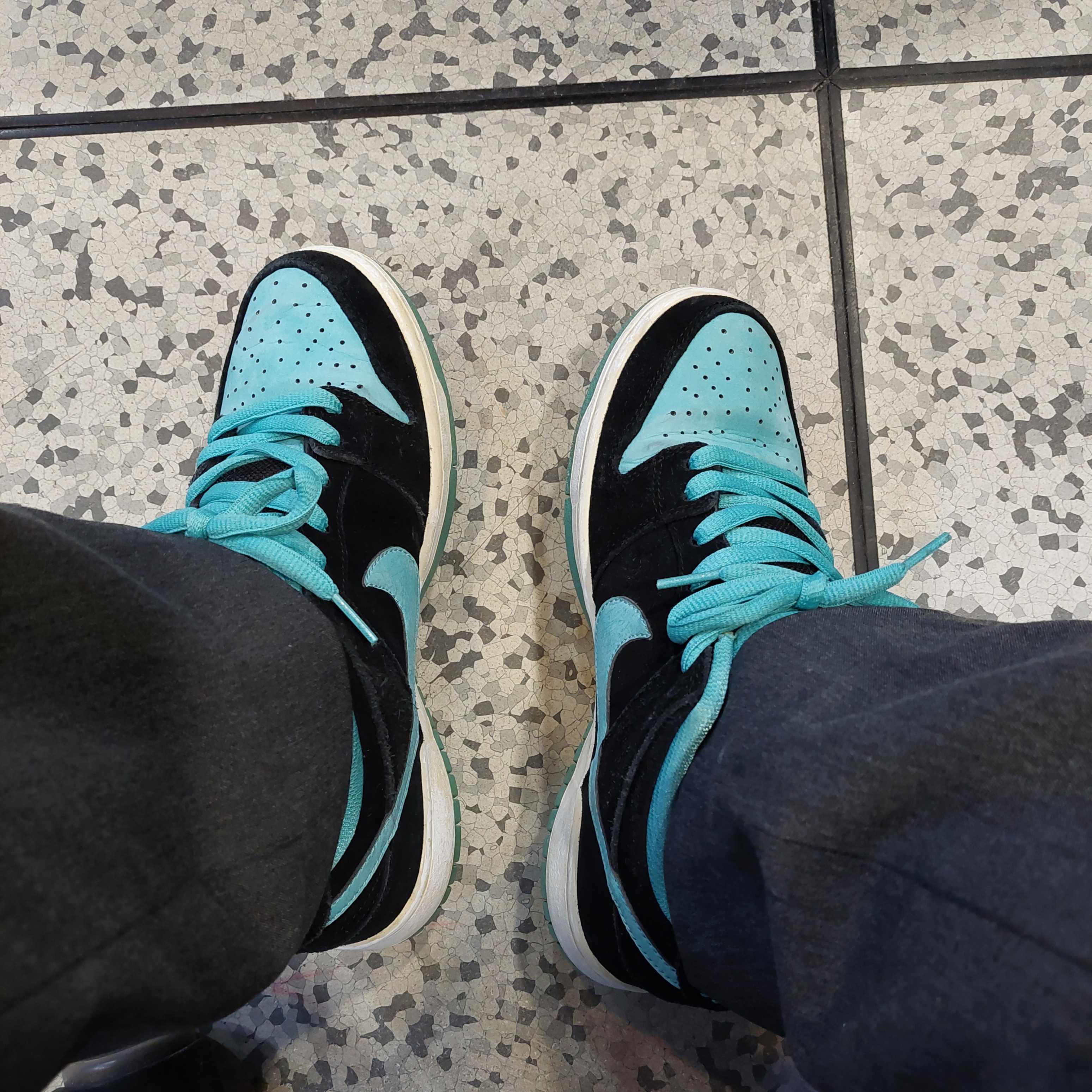Nike SB Dunk Low Pro Clear Jade 착용 스타일