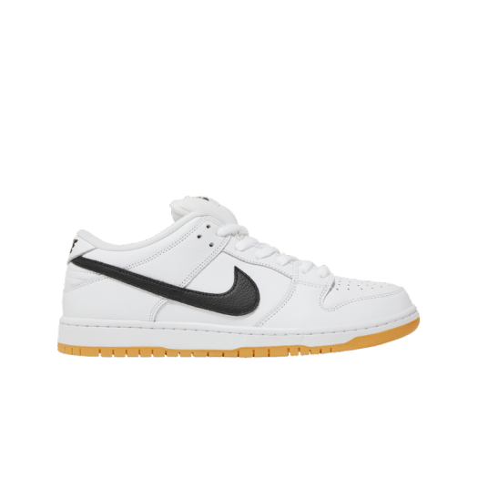 Nike SB Dunk Low Pro White and Gum Light Brown