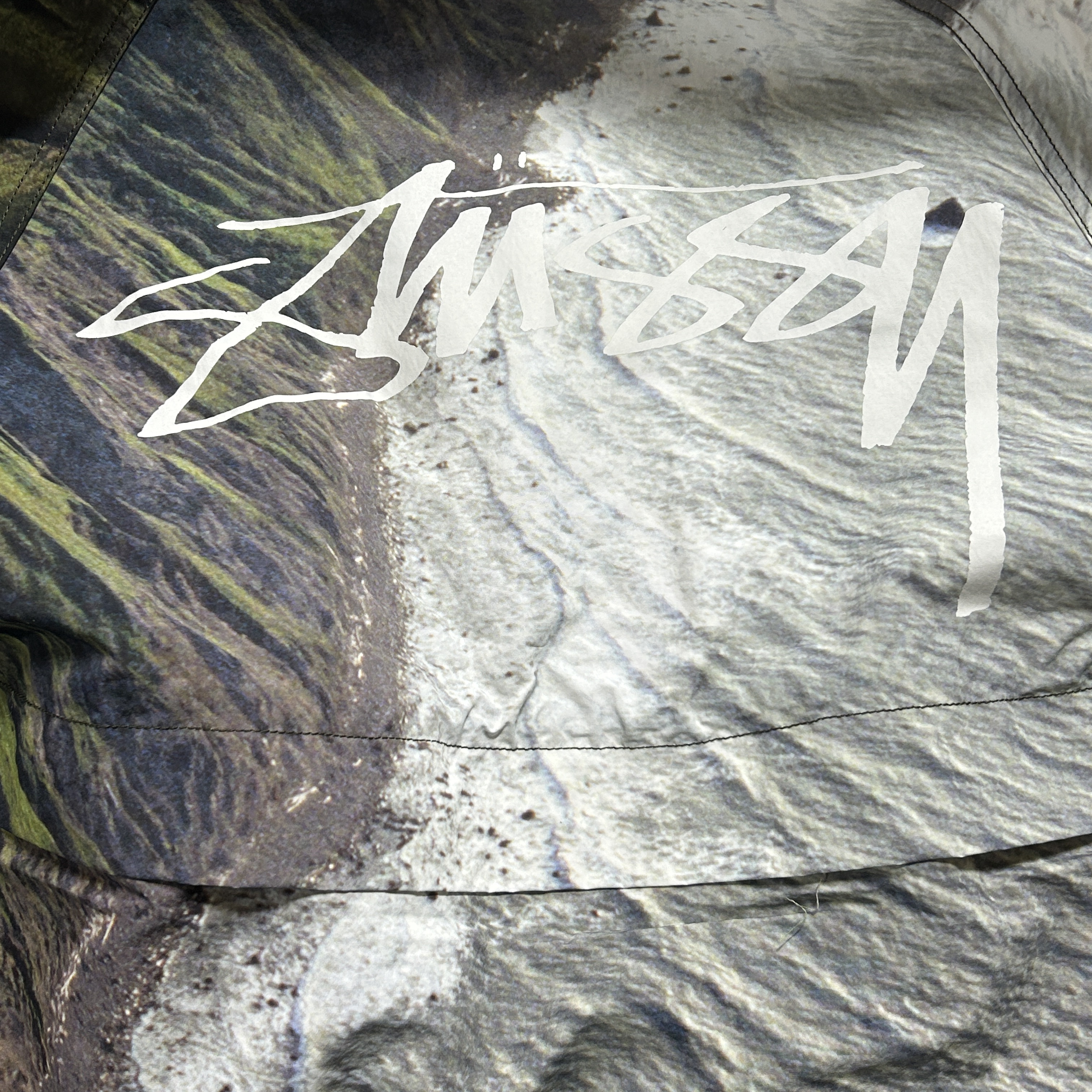 Stussy Coastline Beach Shell Jacket Multi 착용 스타일 - 2