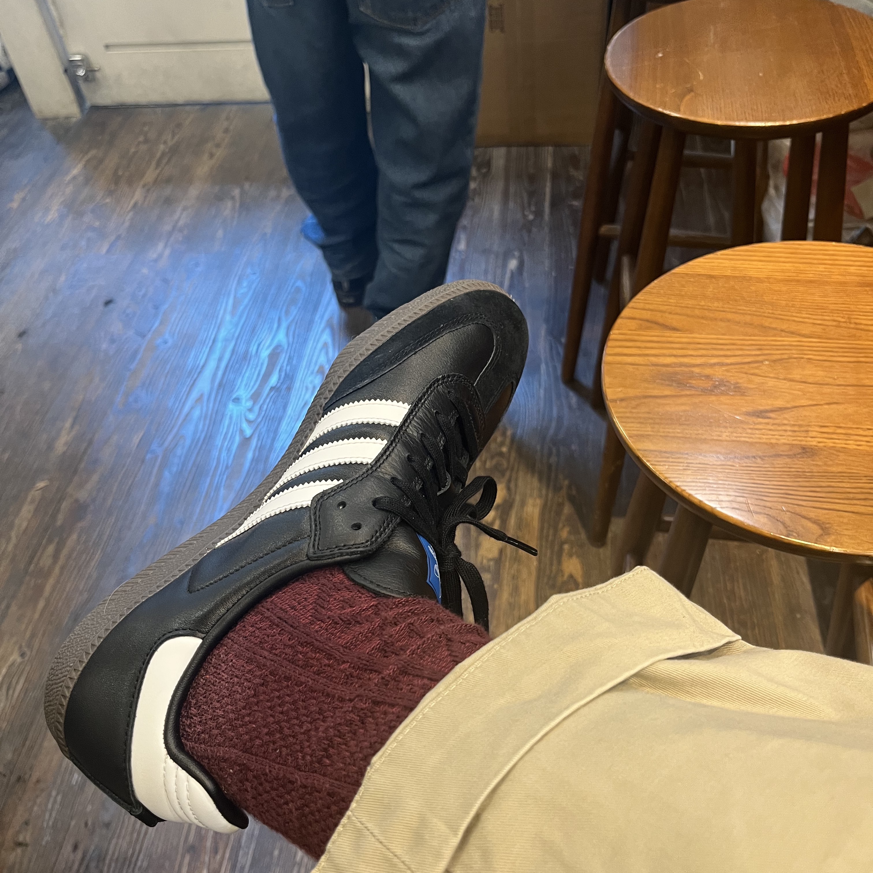 Adidas Samba ADV Black 착용 스타일