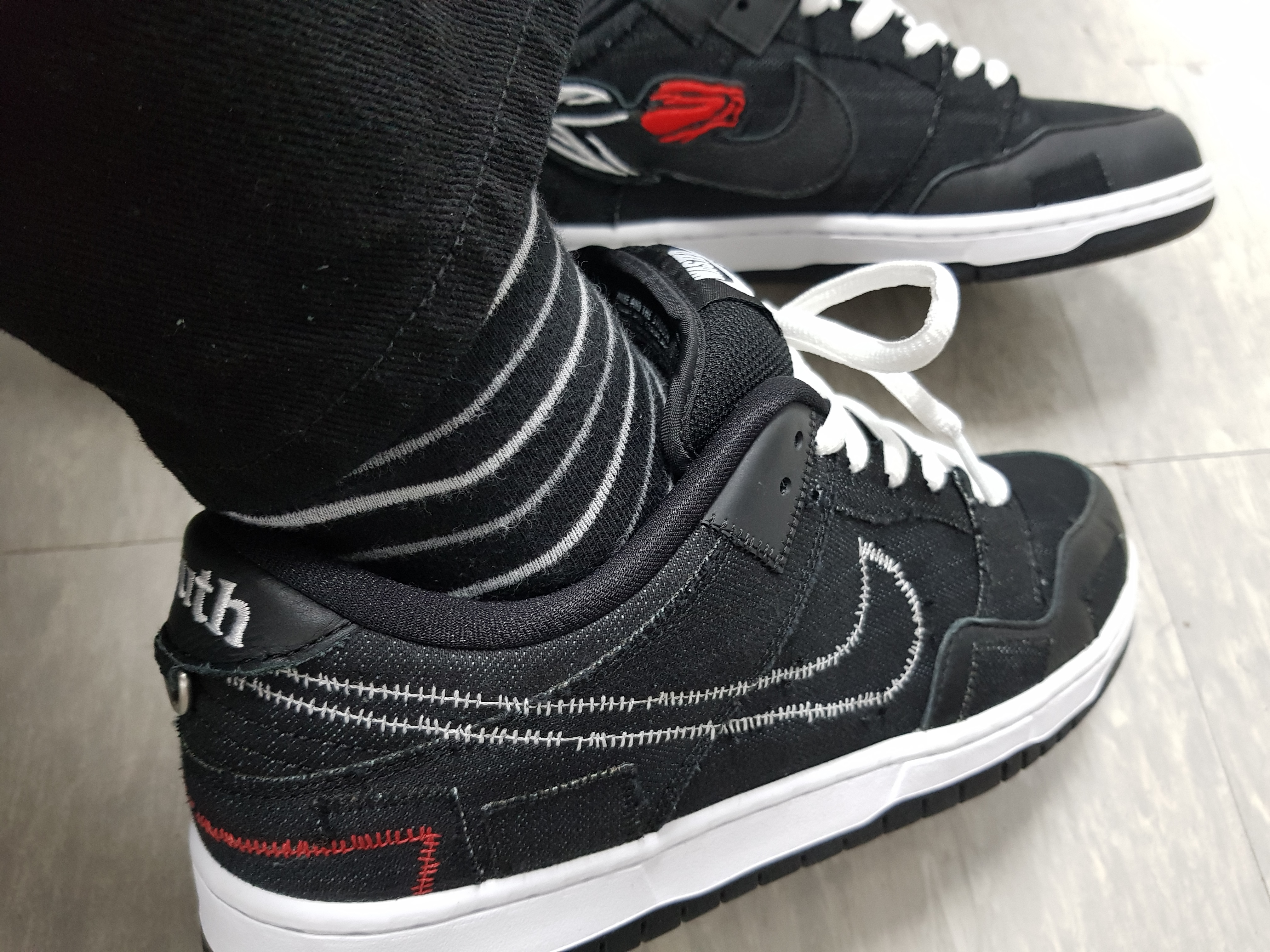 Nike x Verdy SB Dunk Low Pro Wasted Youth (Regular Box) 착용 스타일 - 2