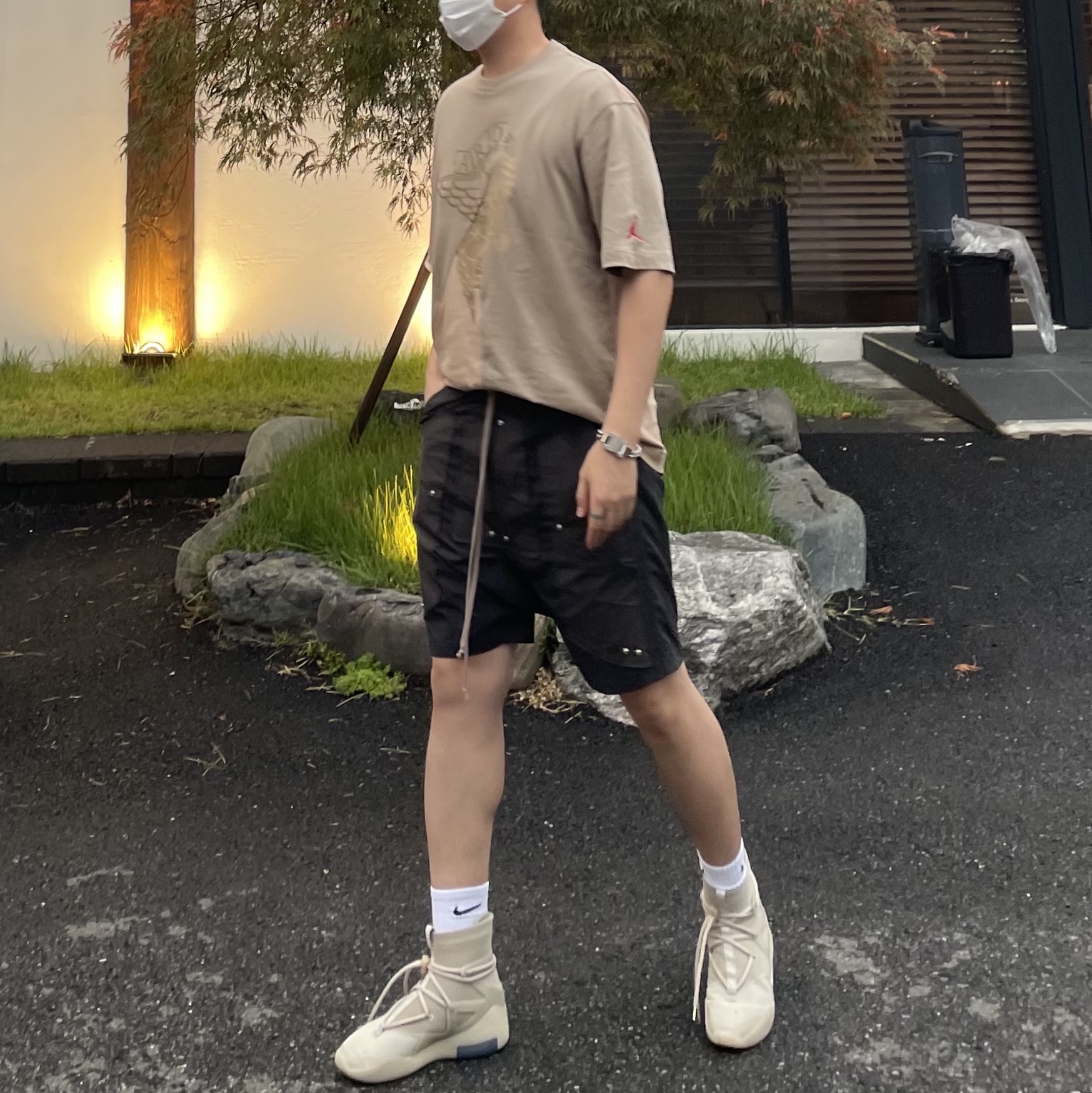 Jordan x Travis Scott S/S Top - Asia, Nike x Fear of God Air Fear of God 1 Oatmeal 착용 스타일
