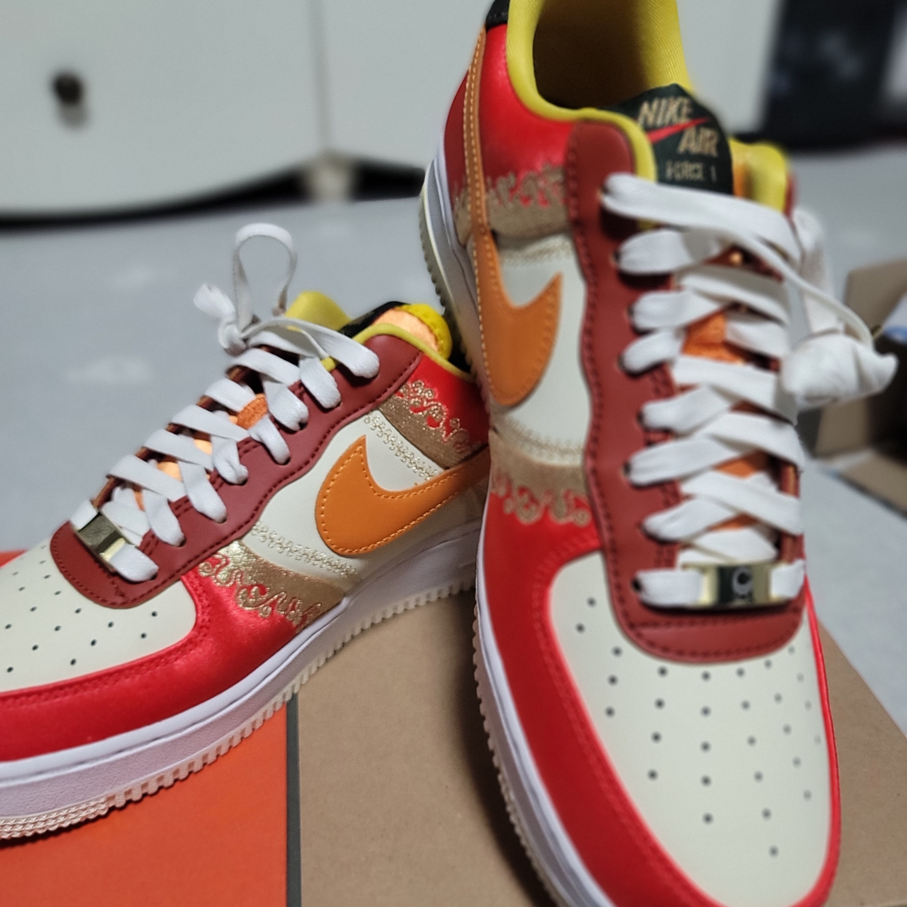 (W) Nike Air Force 1 '07 PRM Little Accra 착용 스타일 - 3