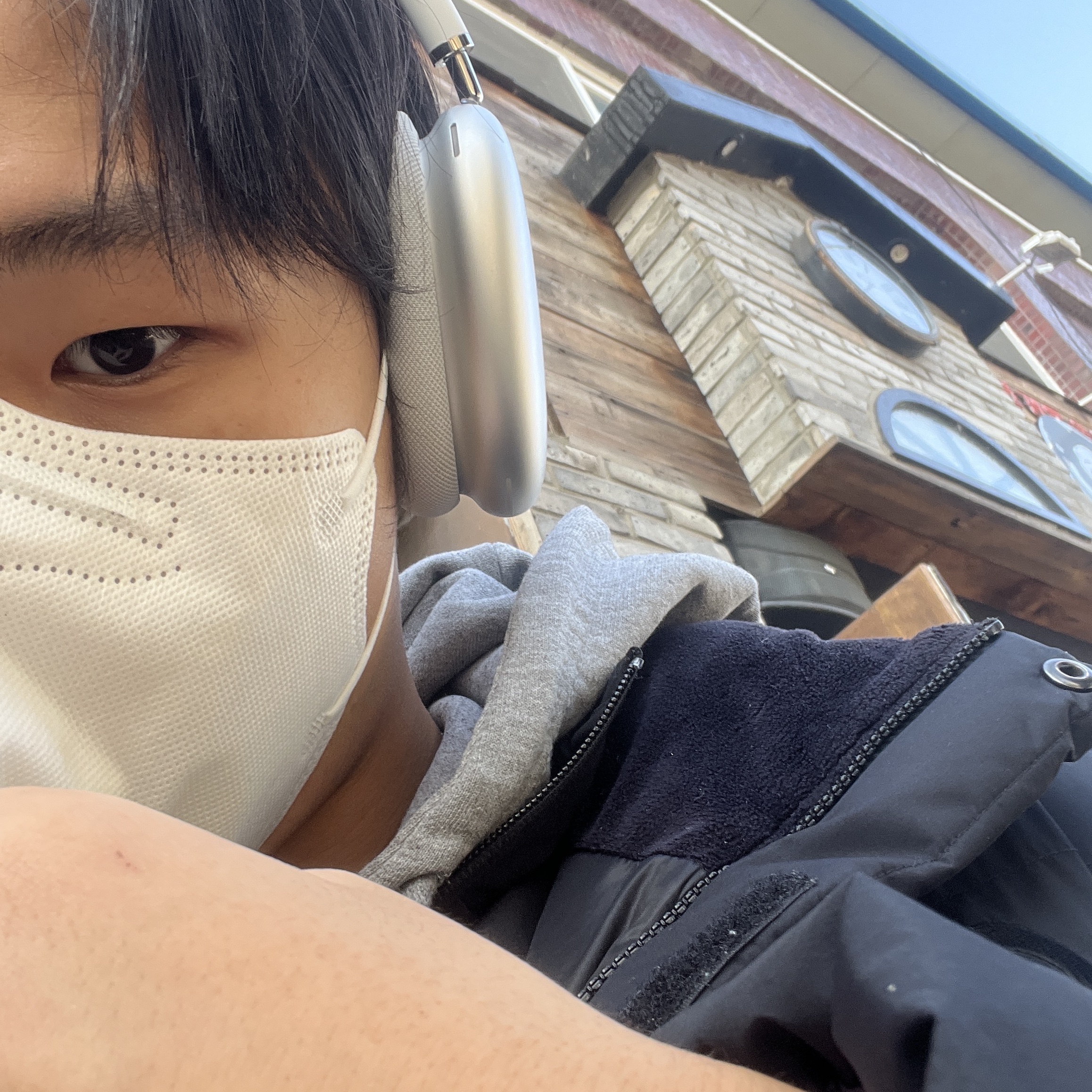 Apple AirPods Max Lightning Silver (Korean Ver.) 착용 스타일