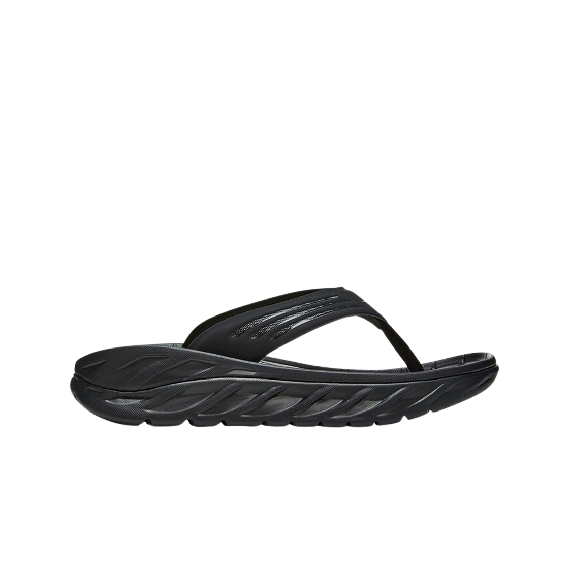 호카 오라 리커버리 플립 블랙(Hoka Ora Recovery Flip Black)