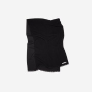 Acne Studios Soft Wool Scarf Black