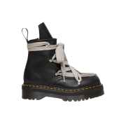 Dr. Martens x Rick Owens 1460 RO Leather Lace Up Platform Boots Black Lunar
