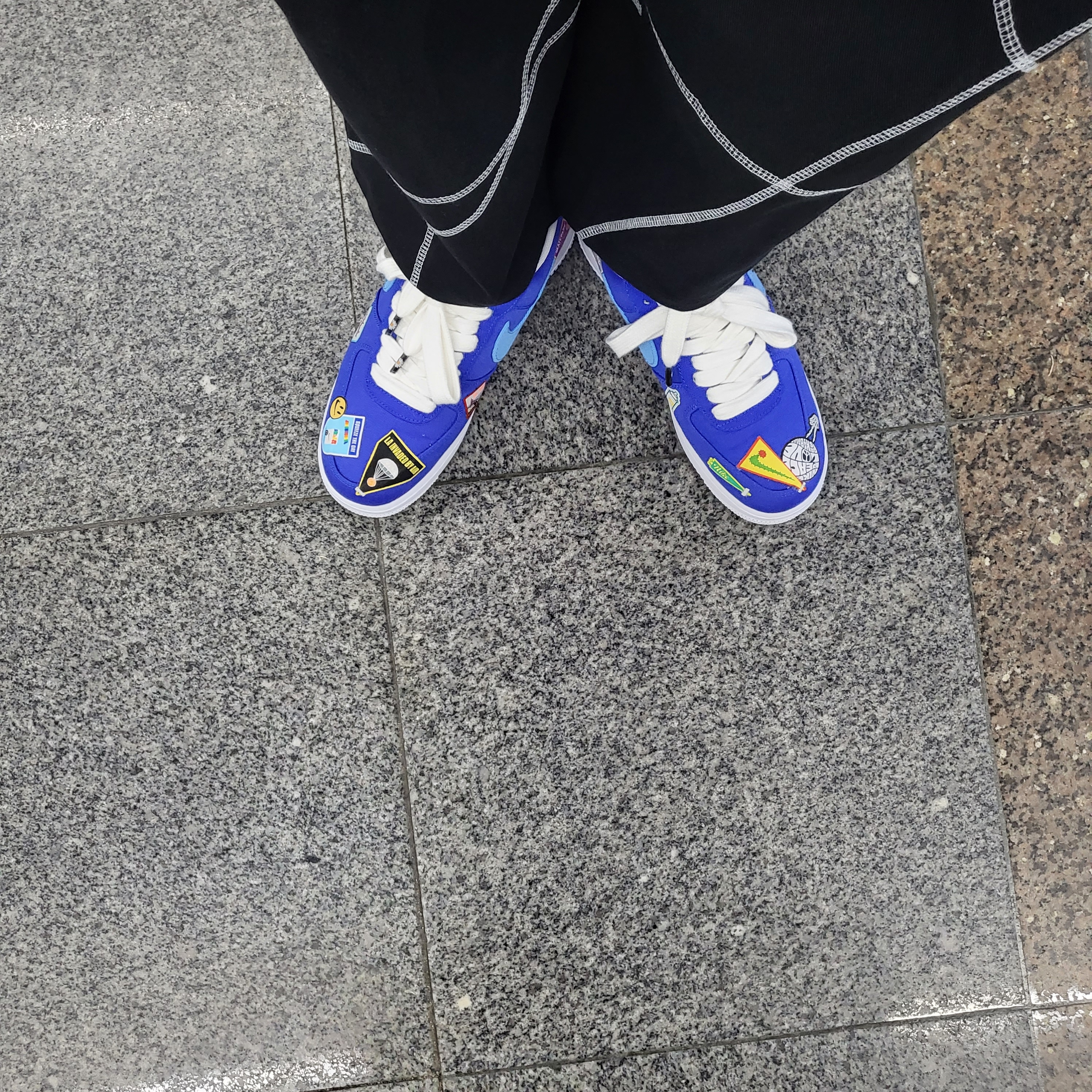 Nike Air Force 1 '07 PRM Patched Up 착용 스타일