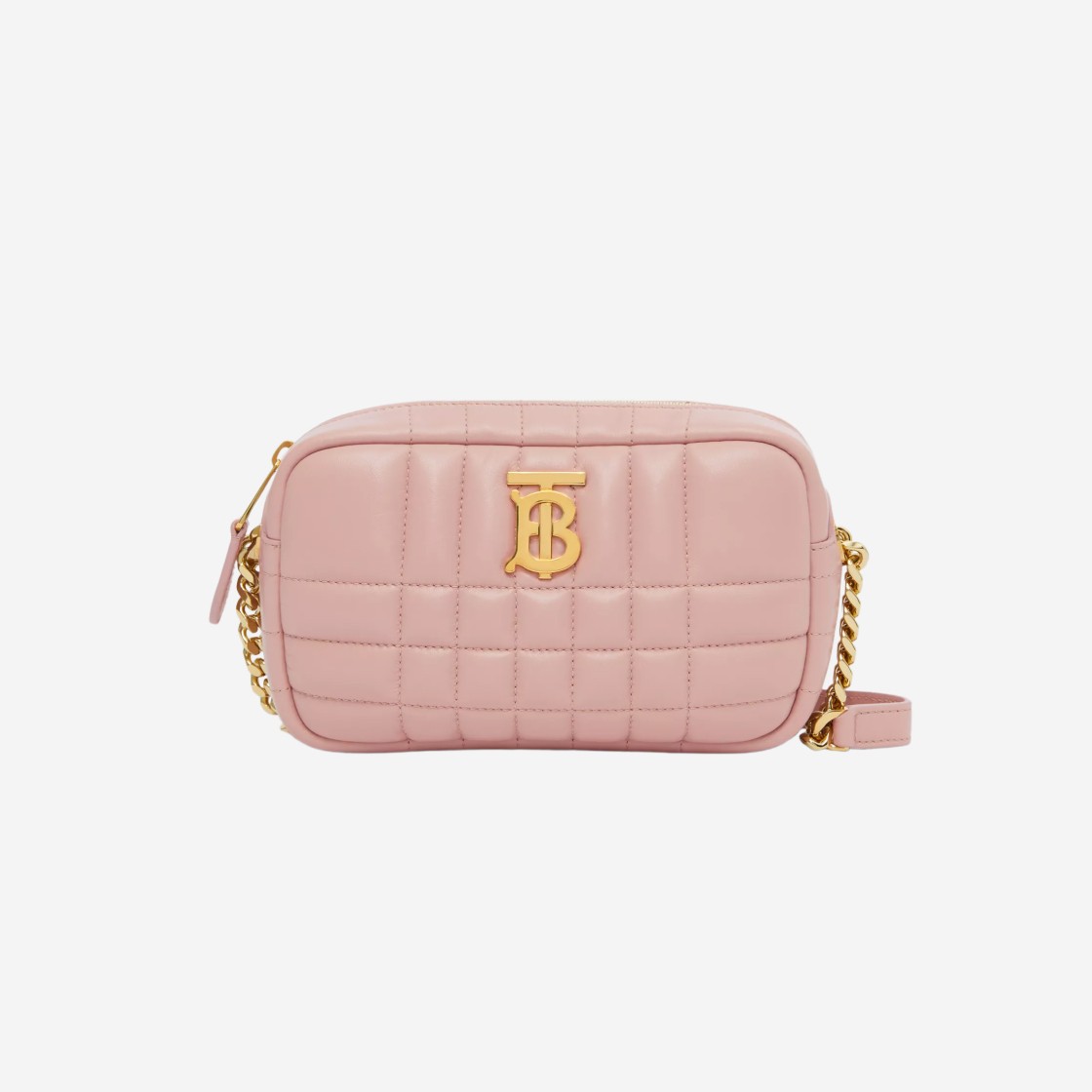 Burberry Quilted Leather Mini Lola Camera Bag Dusky Pink 상세 이미지 1